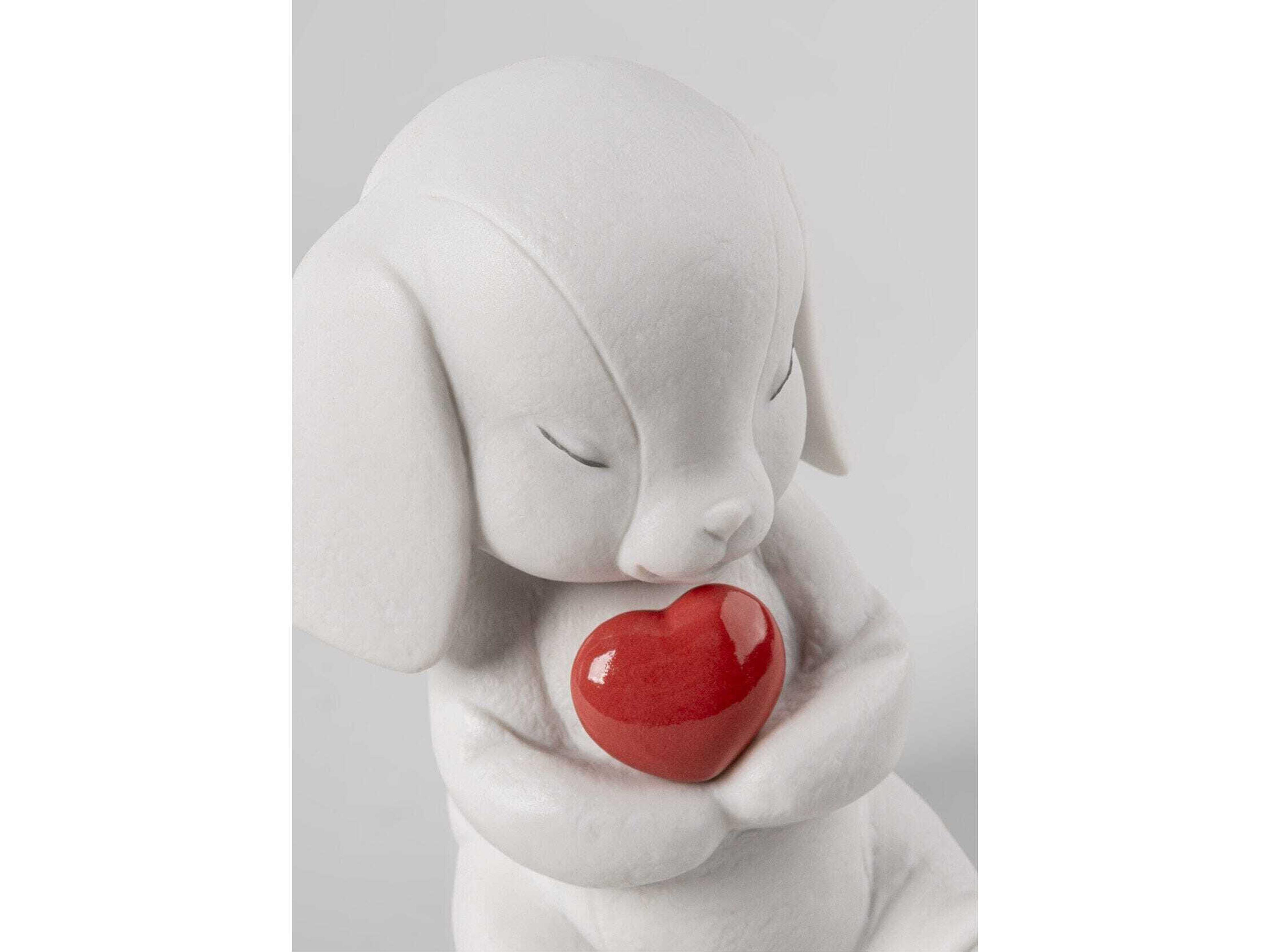 Lladro Buddy Caring Puppy Figurine