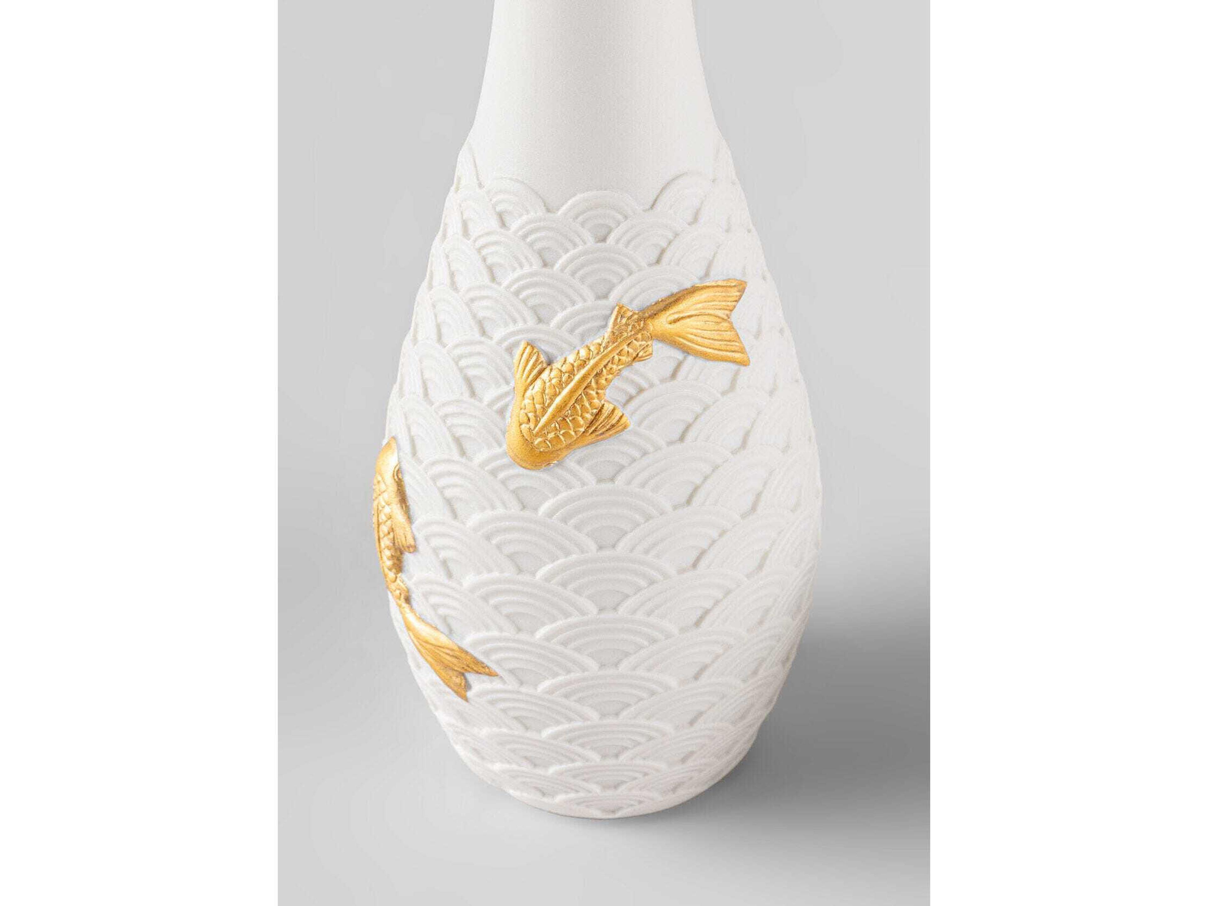 Lladro Koi Sake Set
