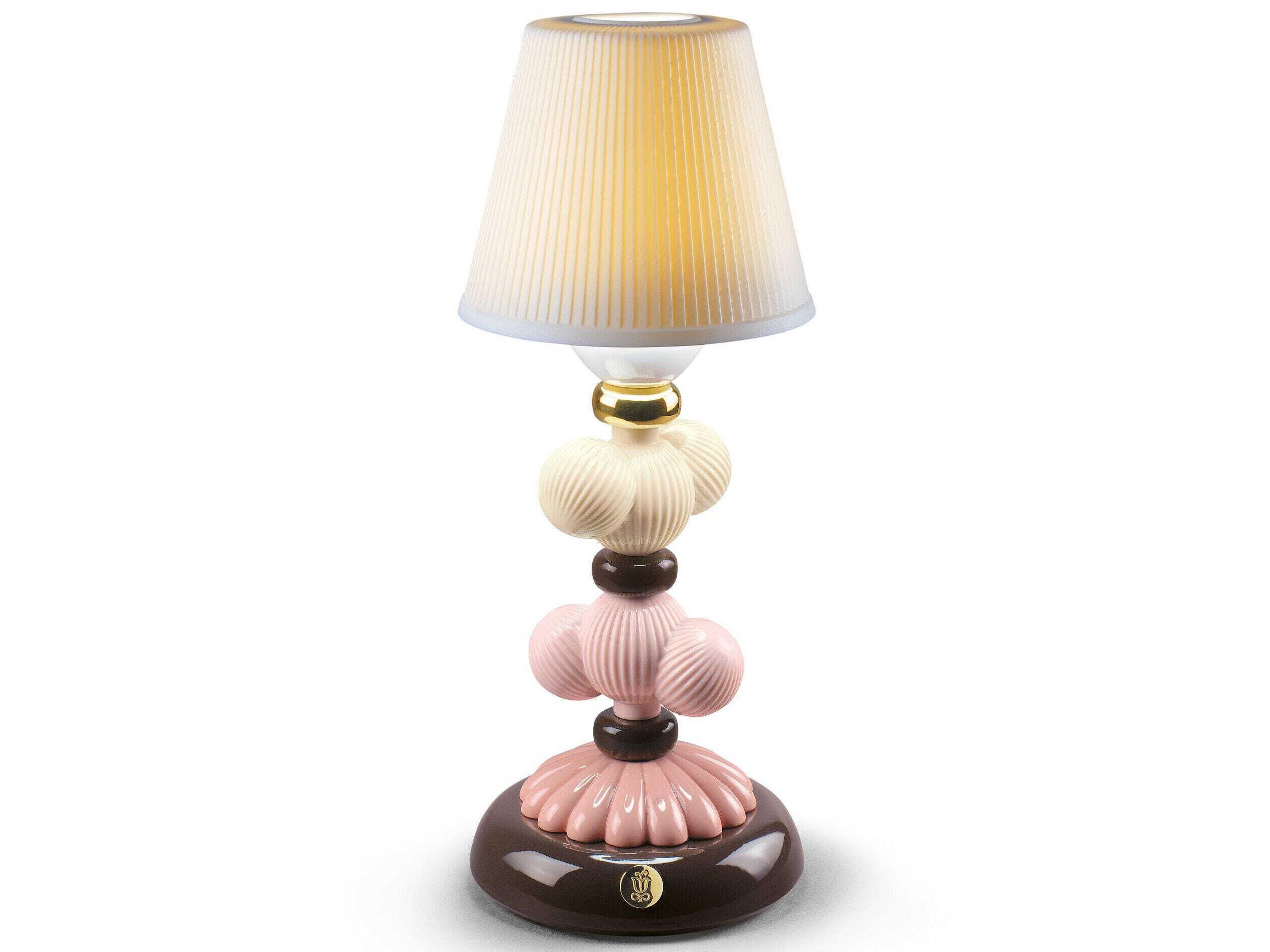 Cactus Firefly Table Lamp Golden Fall Pink Cordless