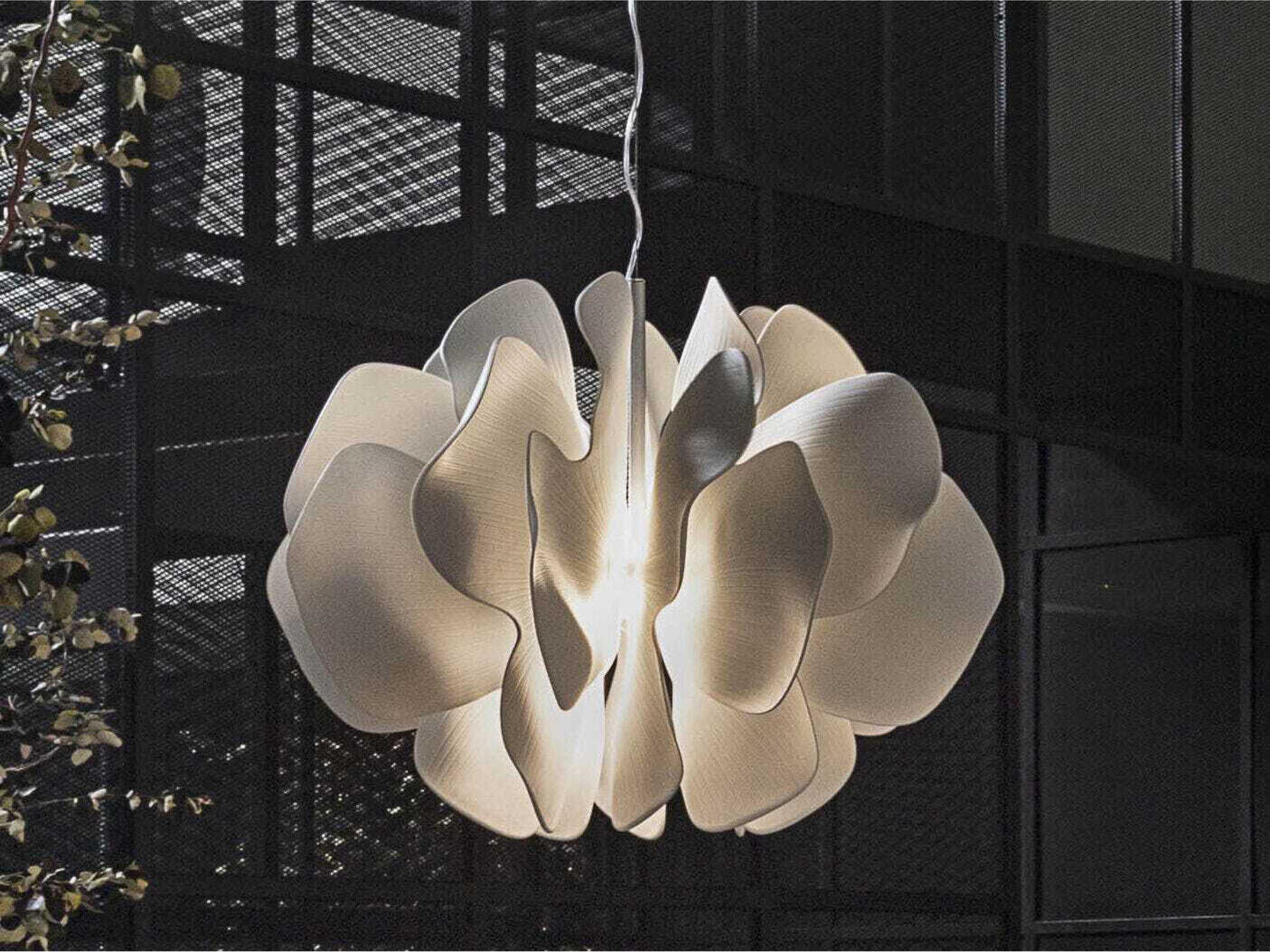 Lladro Nightbloom White Gold Pendant