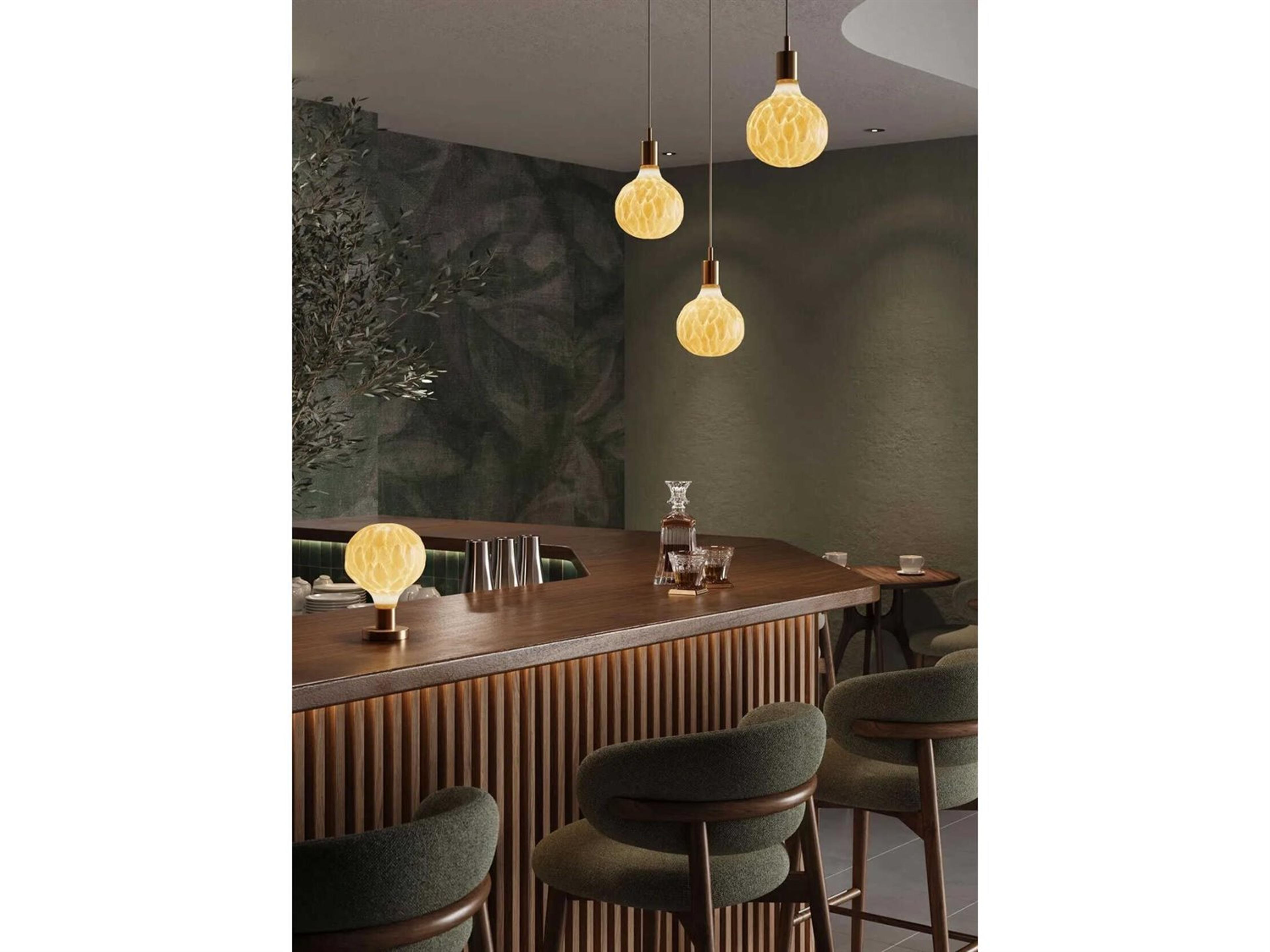 Lladro Feathers Light Bulb