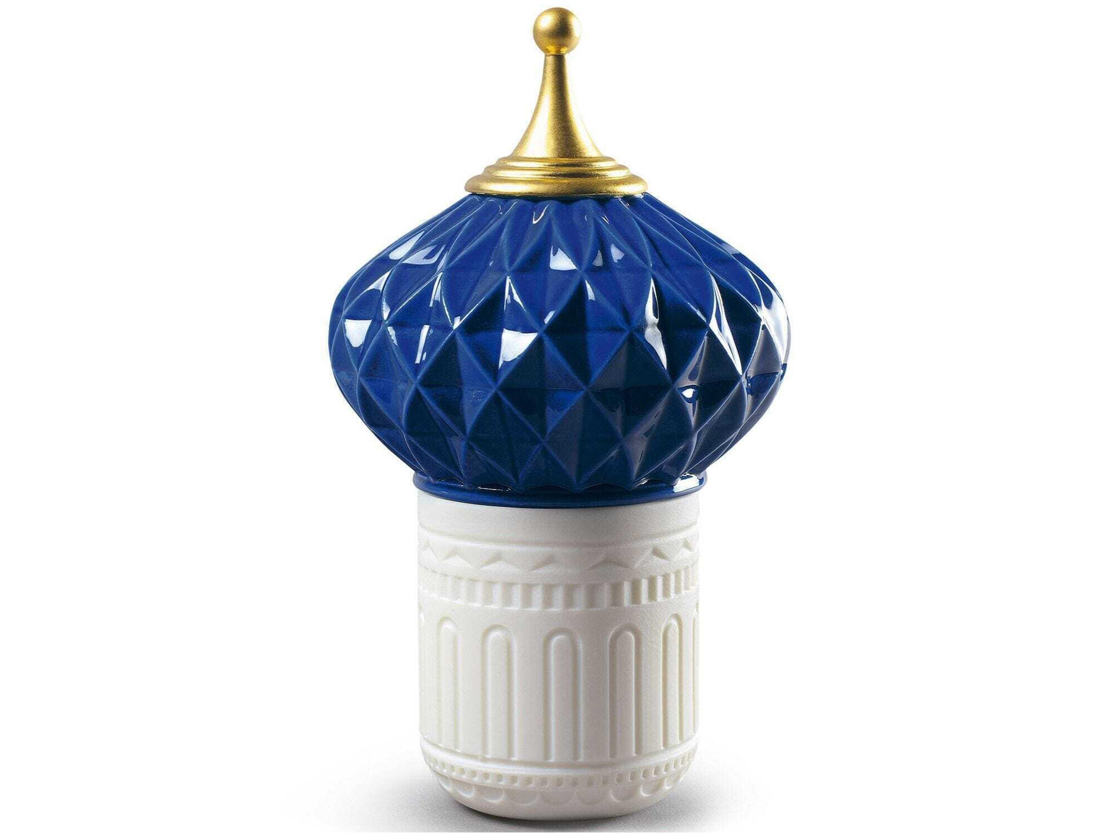 1001-Lights Blue Spire Candle