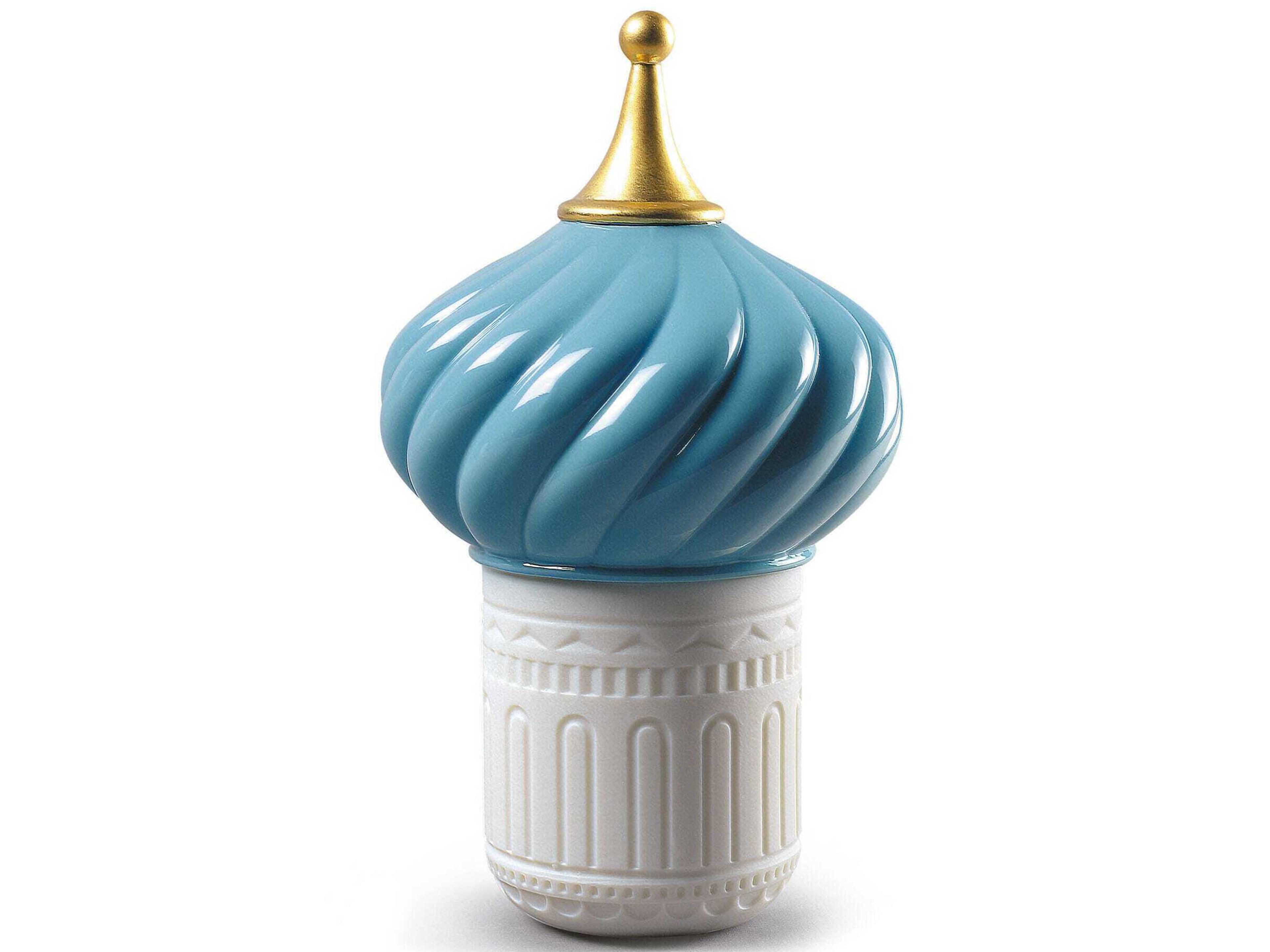 1001-Lights Turquoise Spire Candle