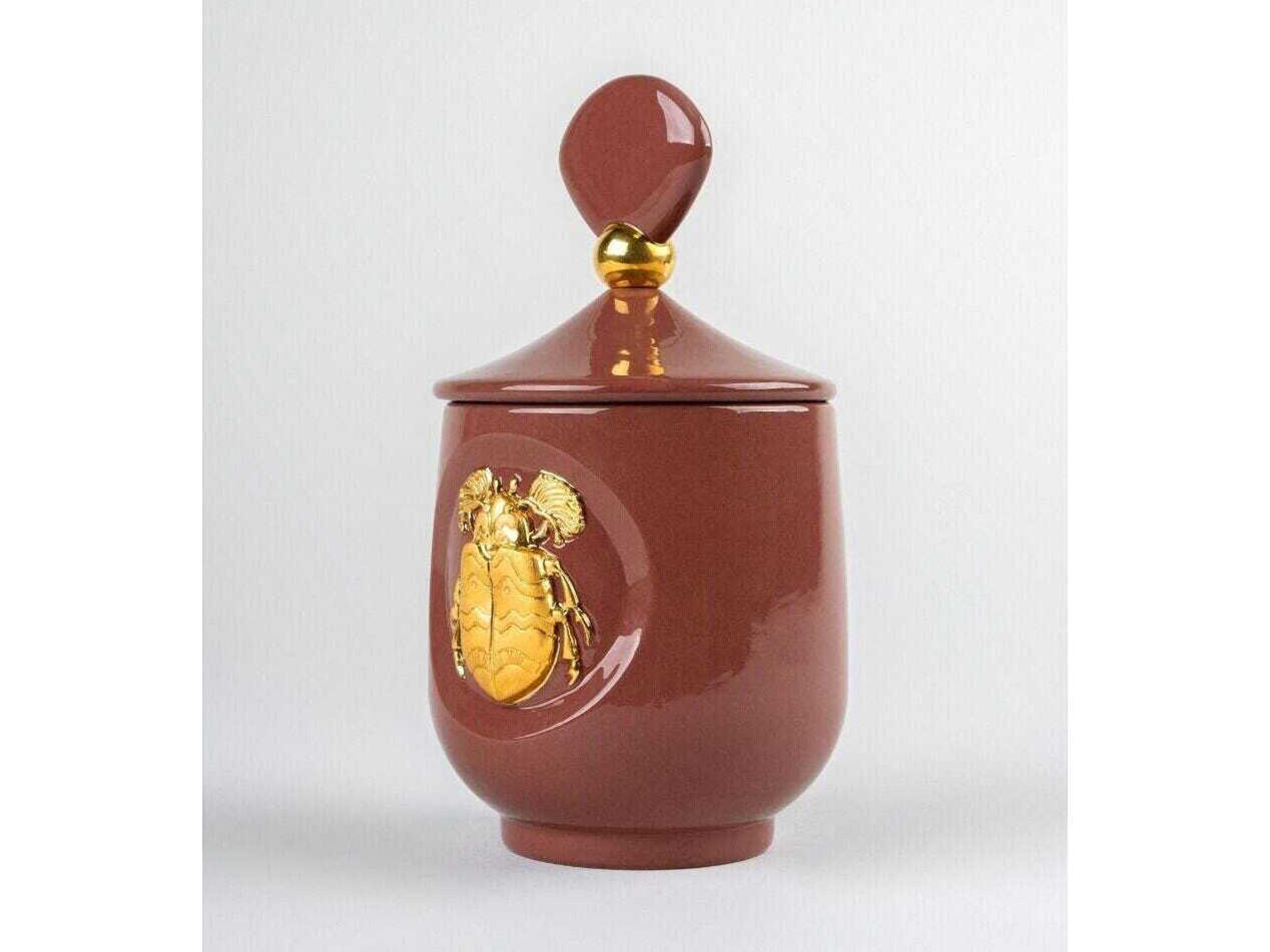 Lladro Scarab Candle