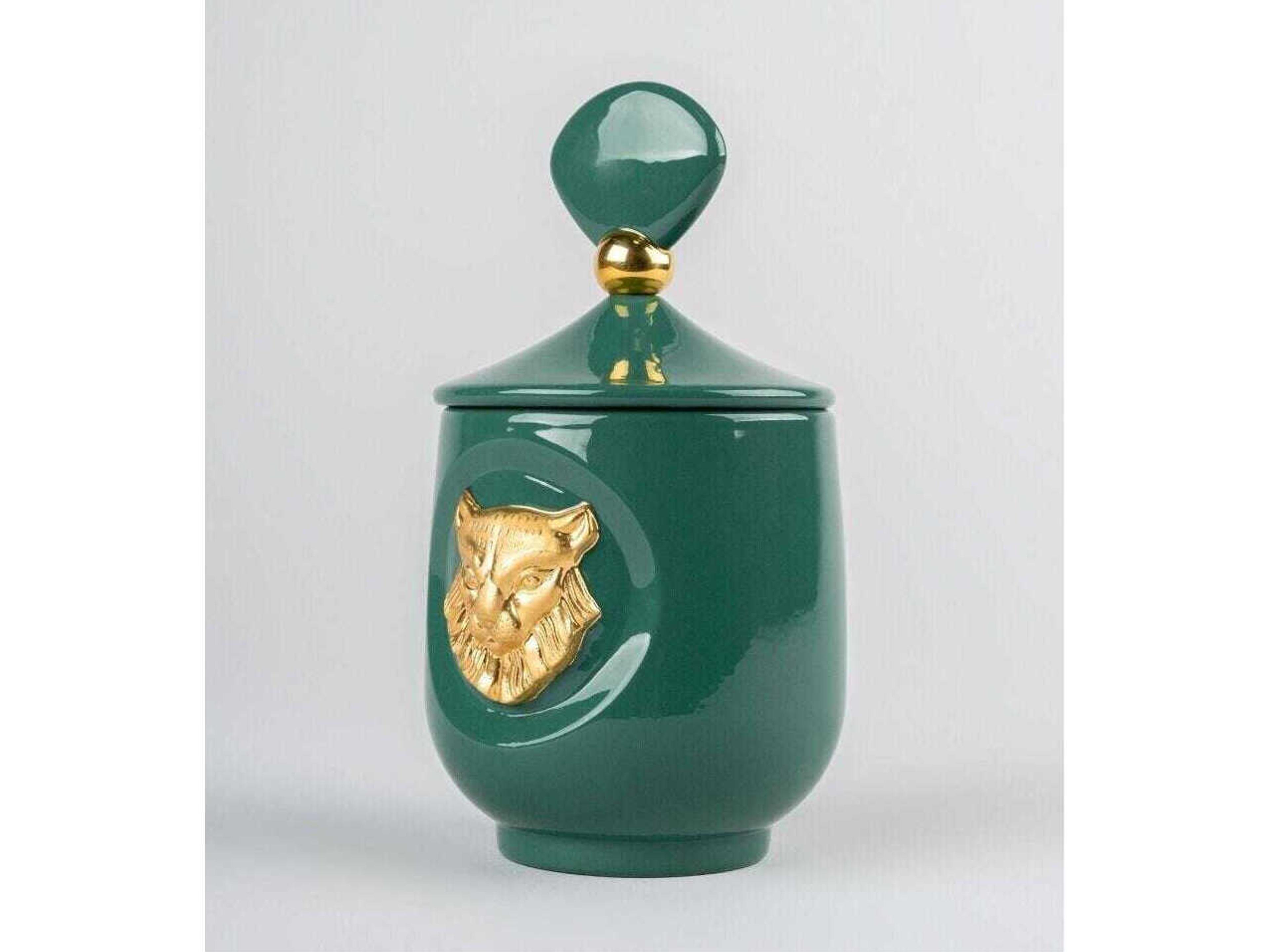 Lladro Lynx Candle