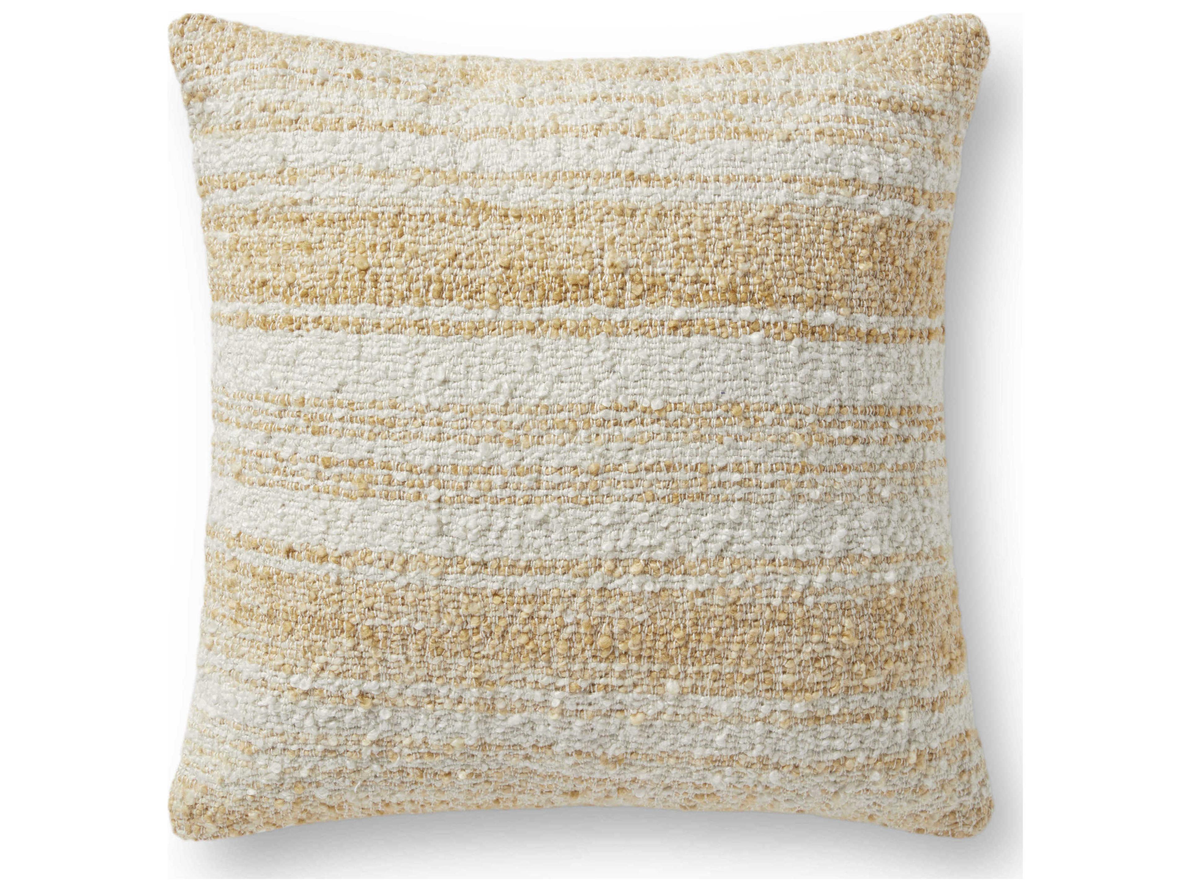 Gold / Ivory 18" x 18" Chris Loves Julia Pillow