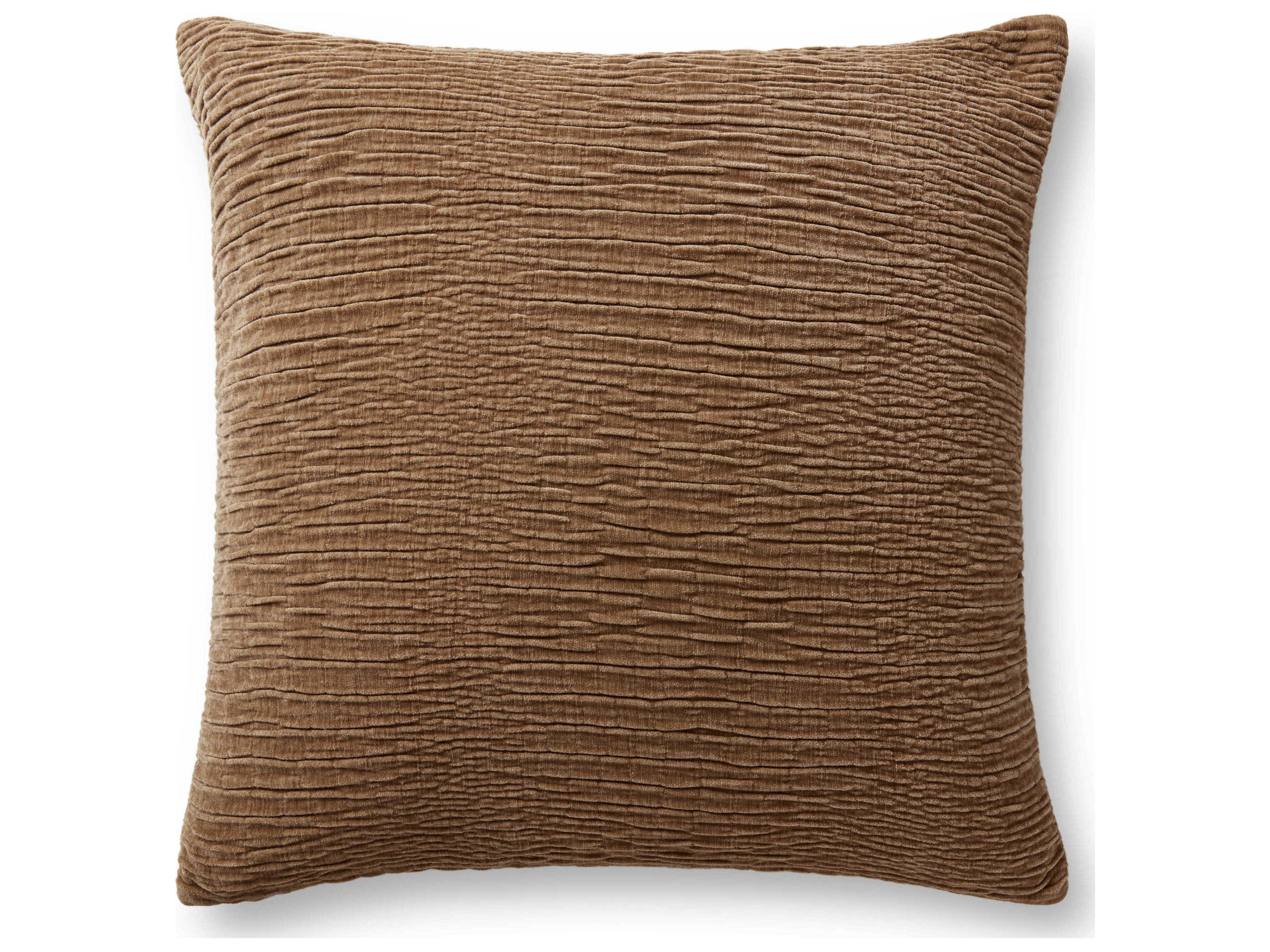 Brown 22" x 22" Pillow Cover