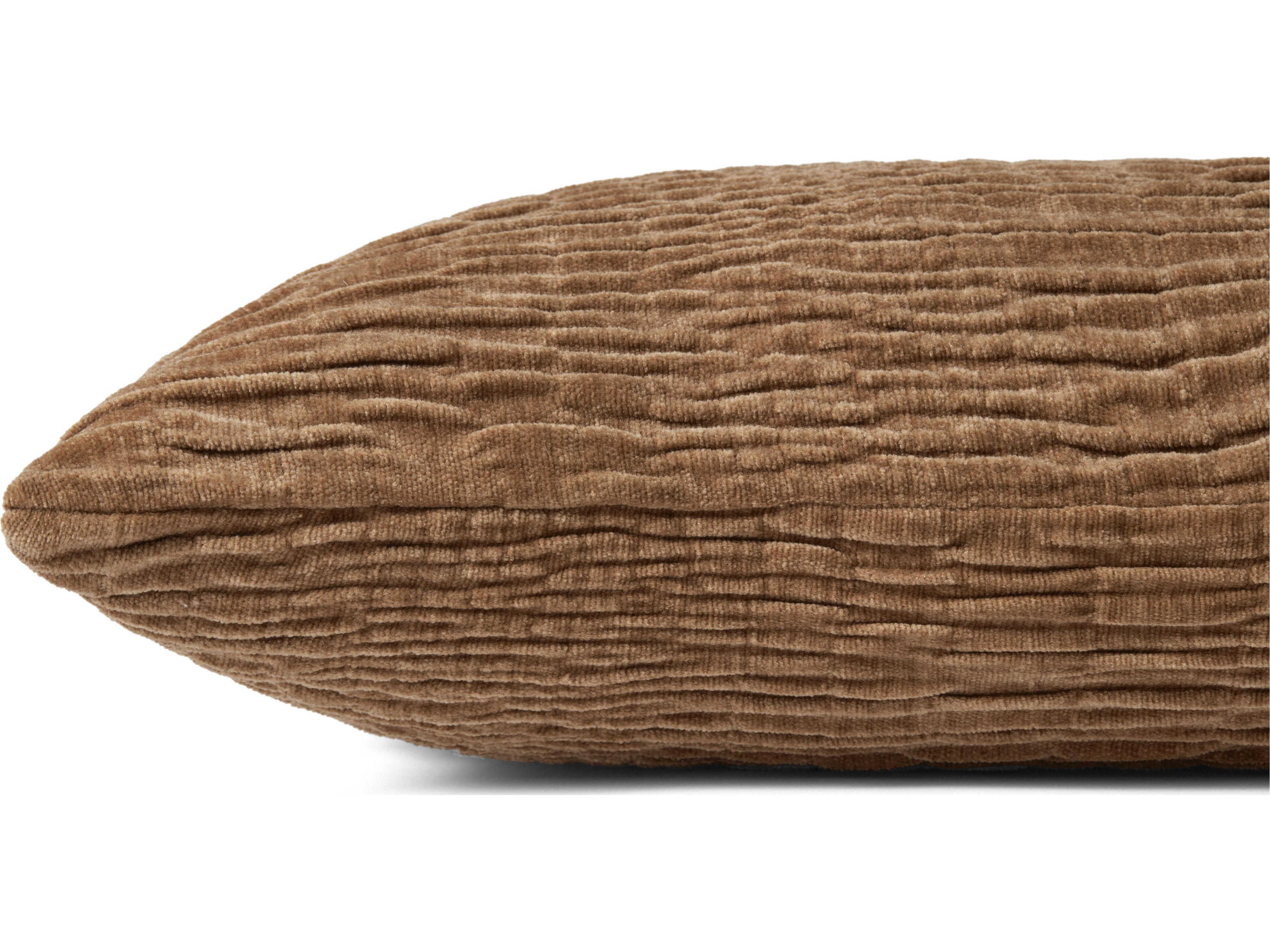 Loloi Rugs Brown 22" x 22" Pillow Cover