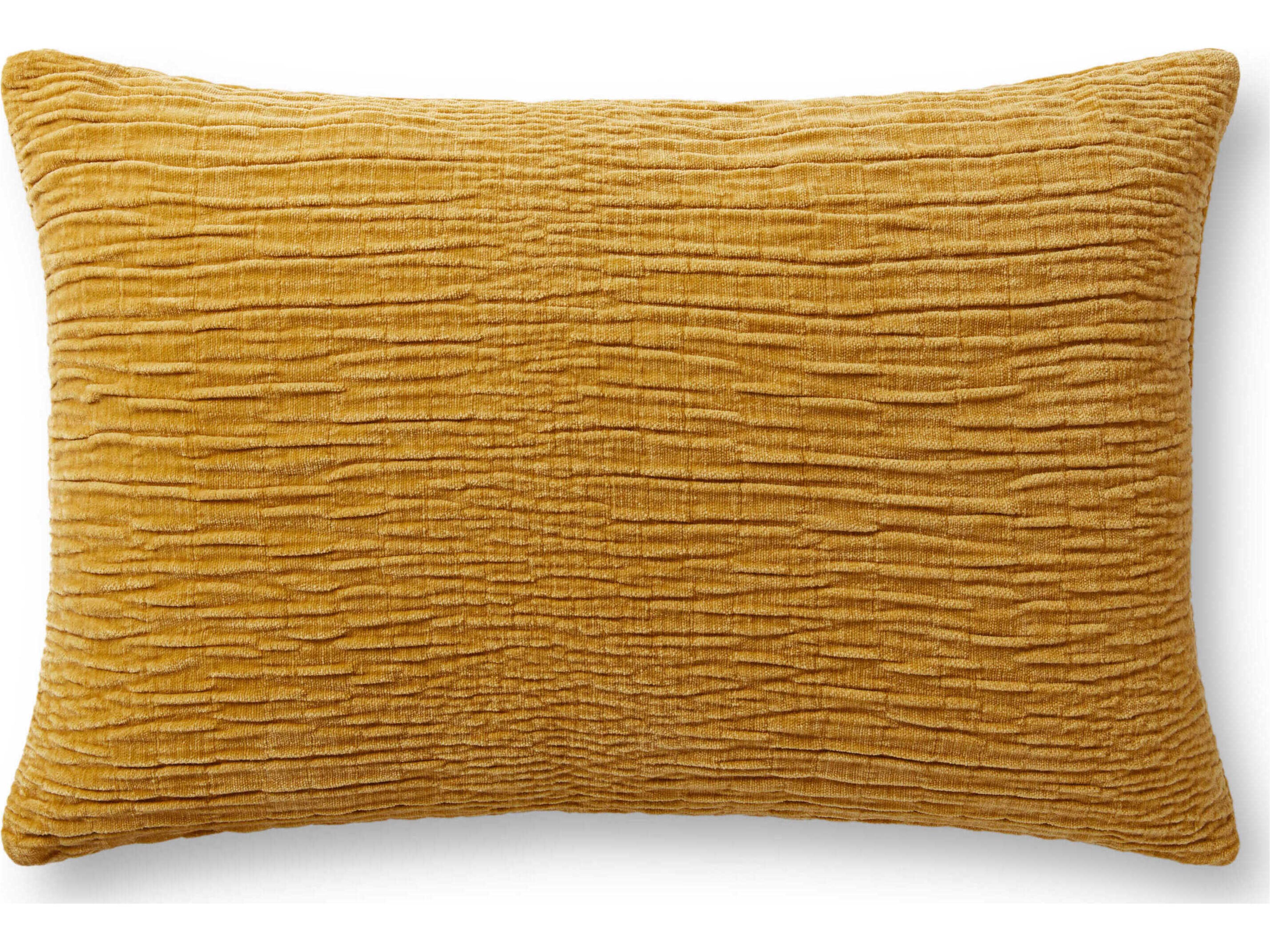 Gold 13" x 21" Pillow Cover