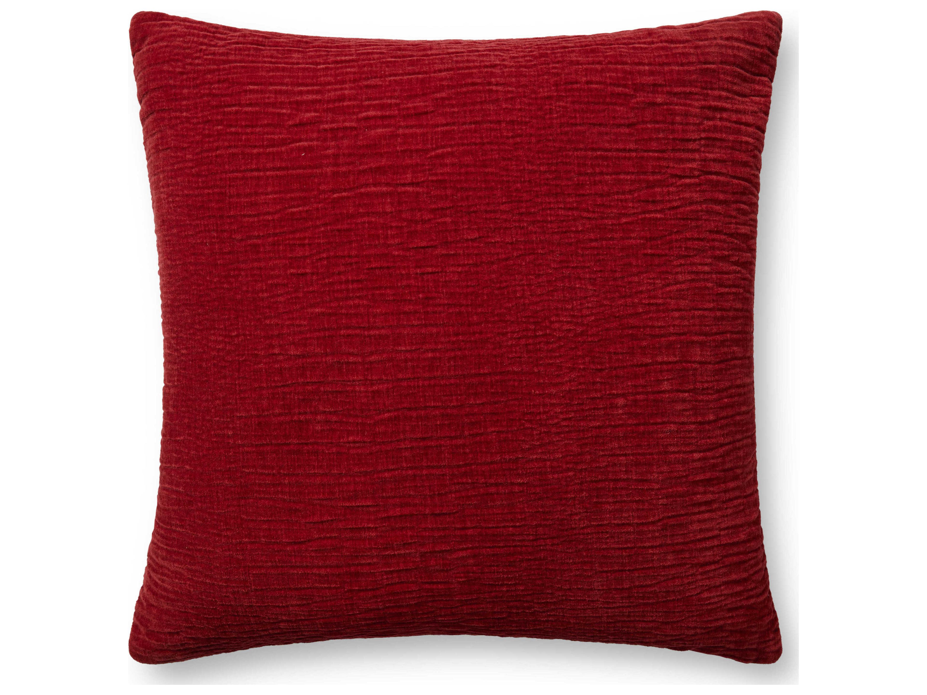 Red 22" x 22" Pillow Cover