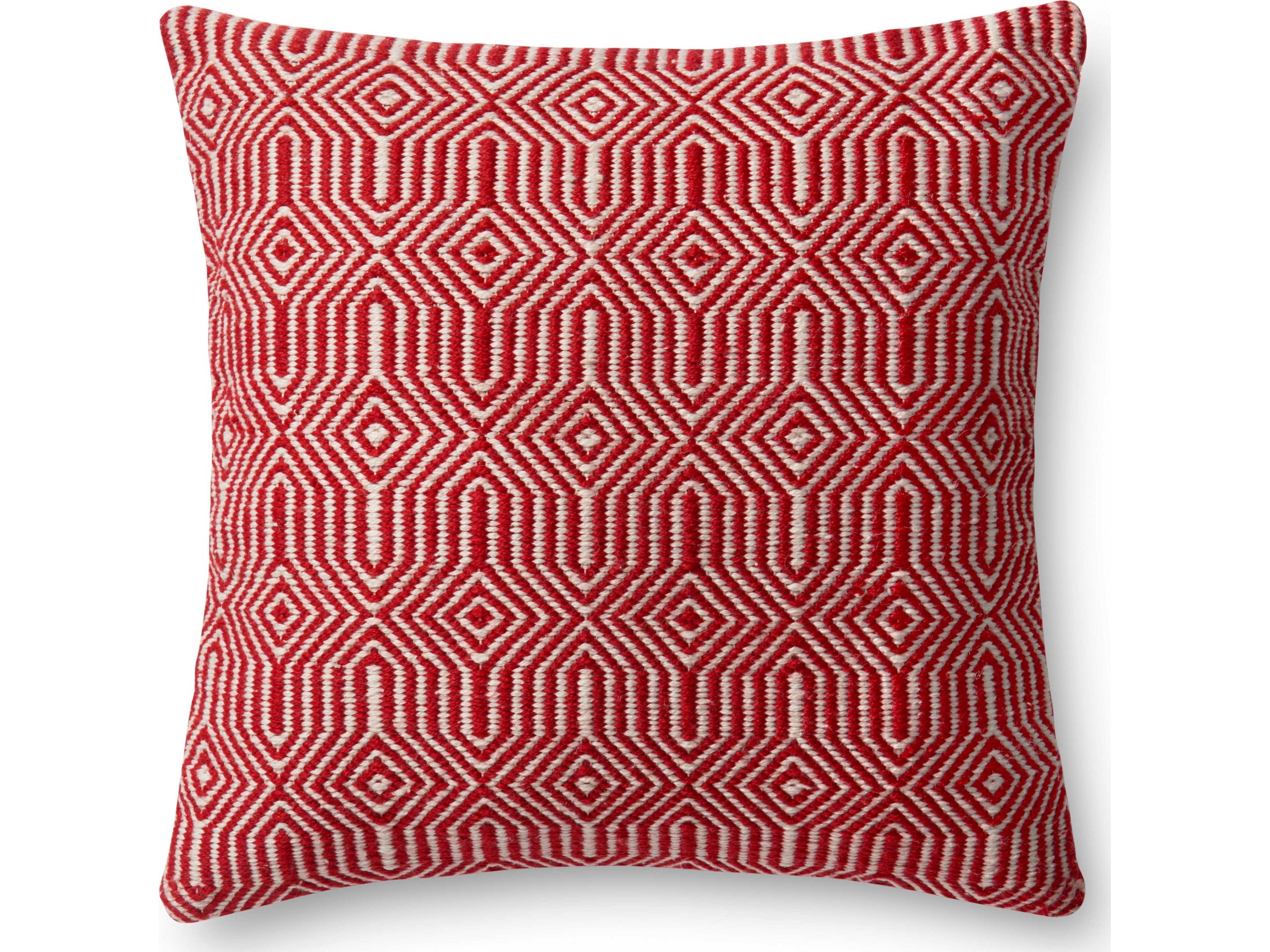 Red / Ivory Pillow