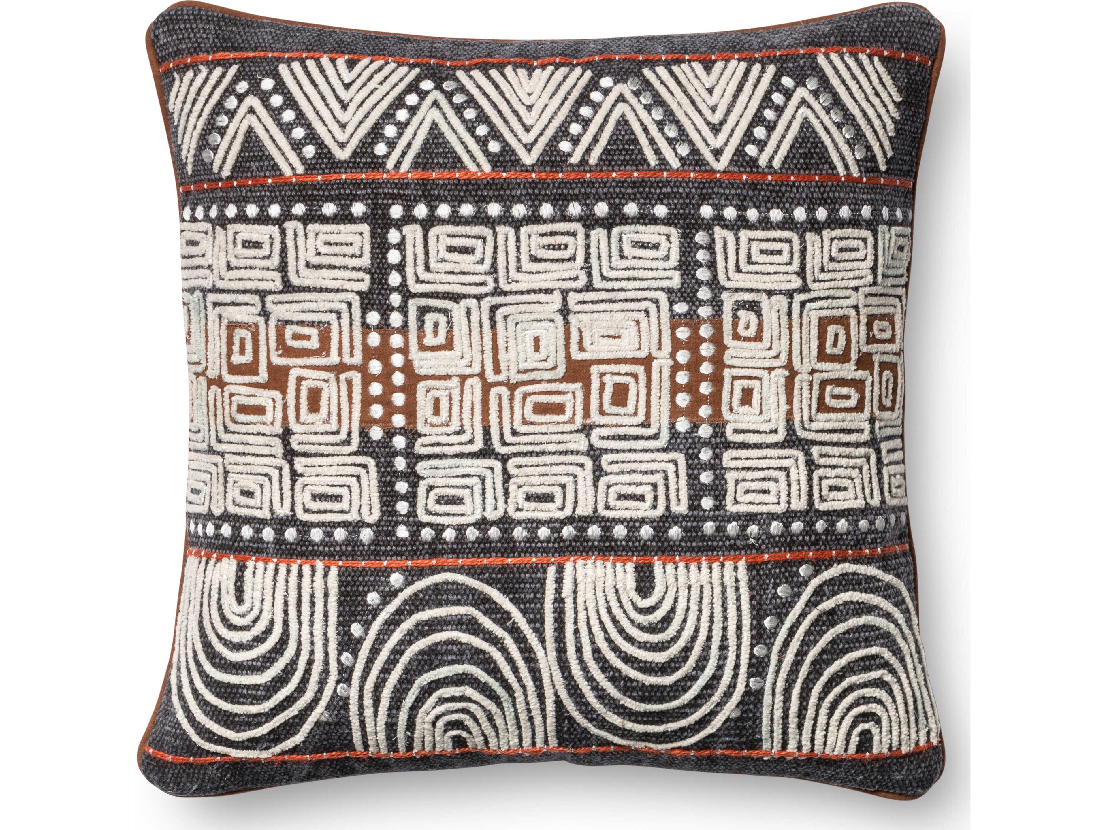 Blue / Rust Pillow