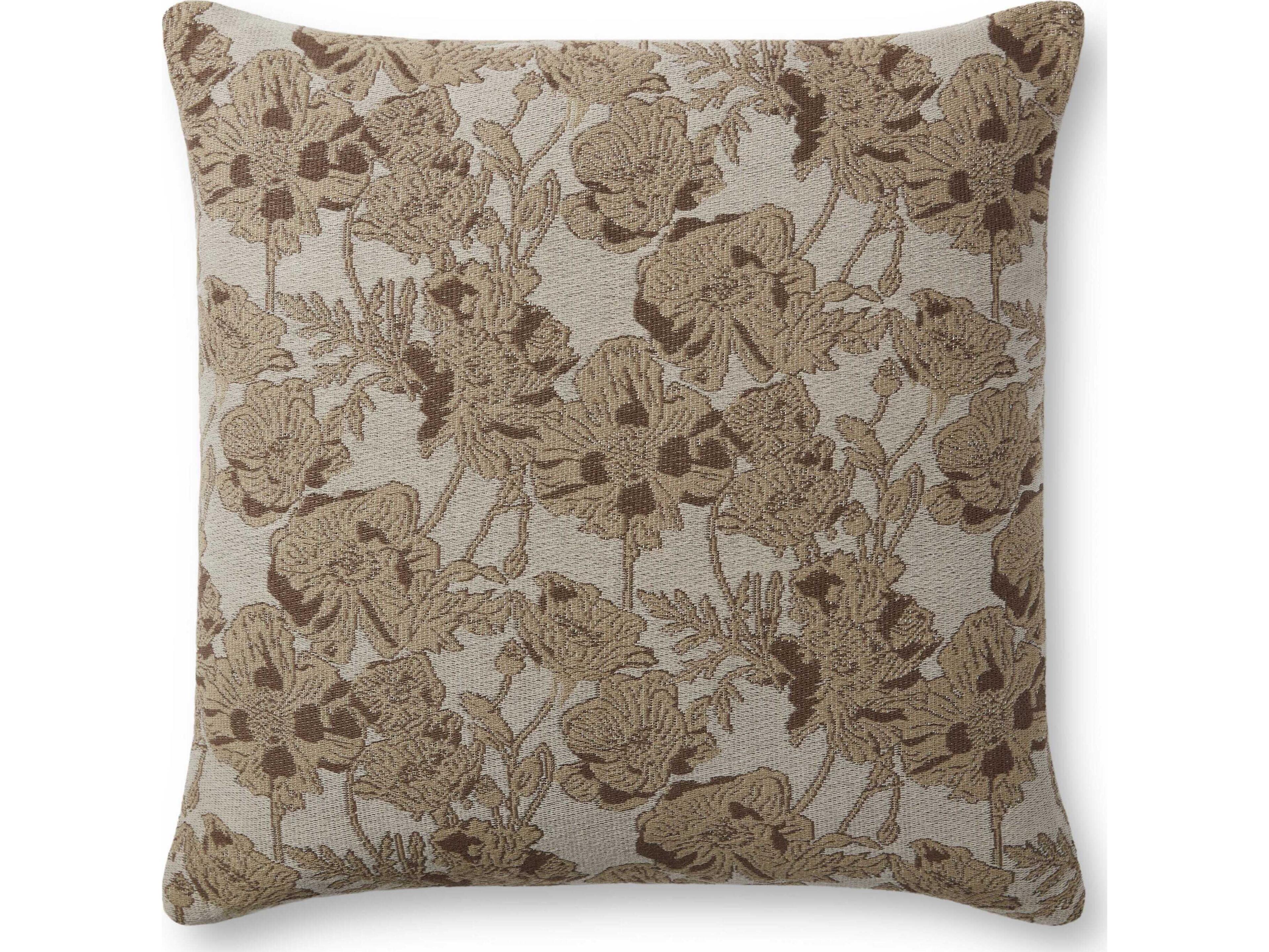Chris Loves Julia Matilda Beige Mocha Pillow