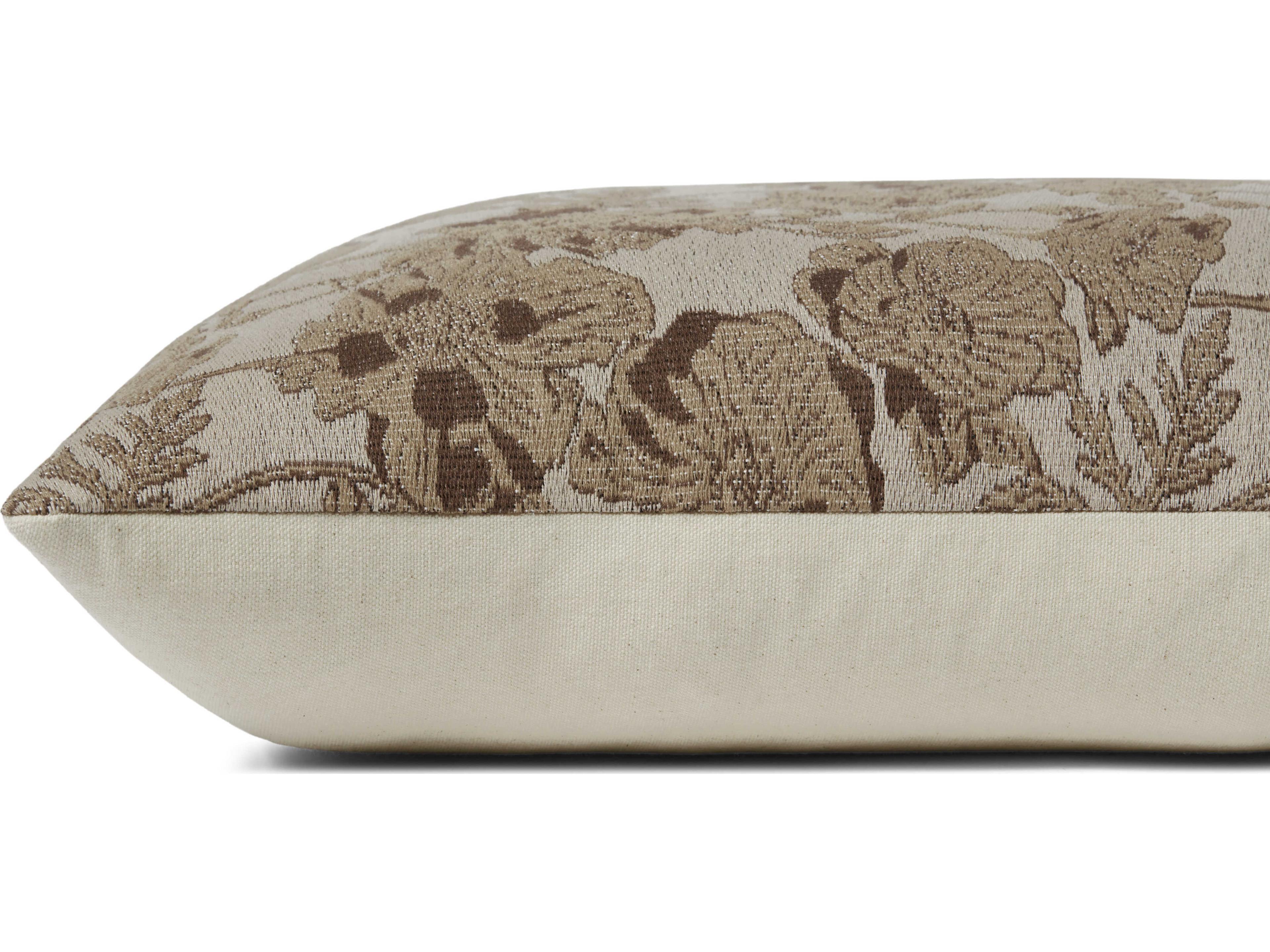 Loloi Rugs Chris Loves Julia Matilda Beige Mocha Pillow