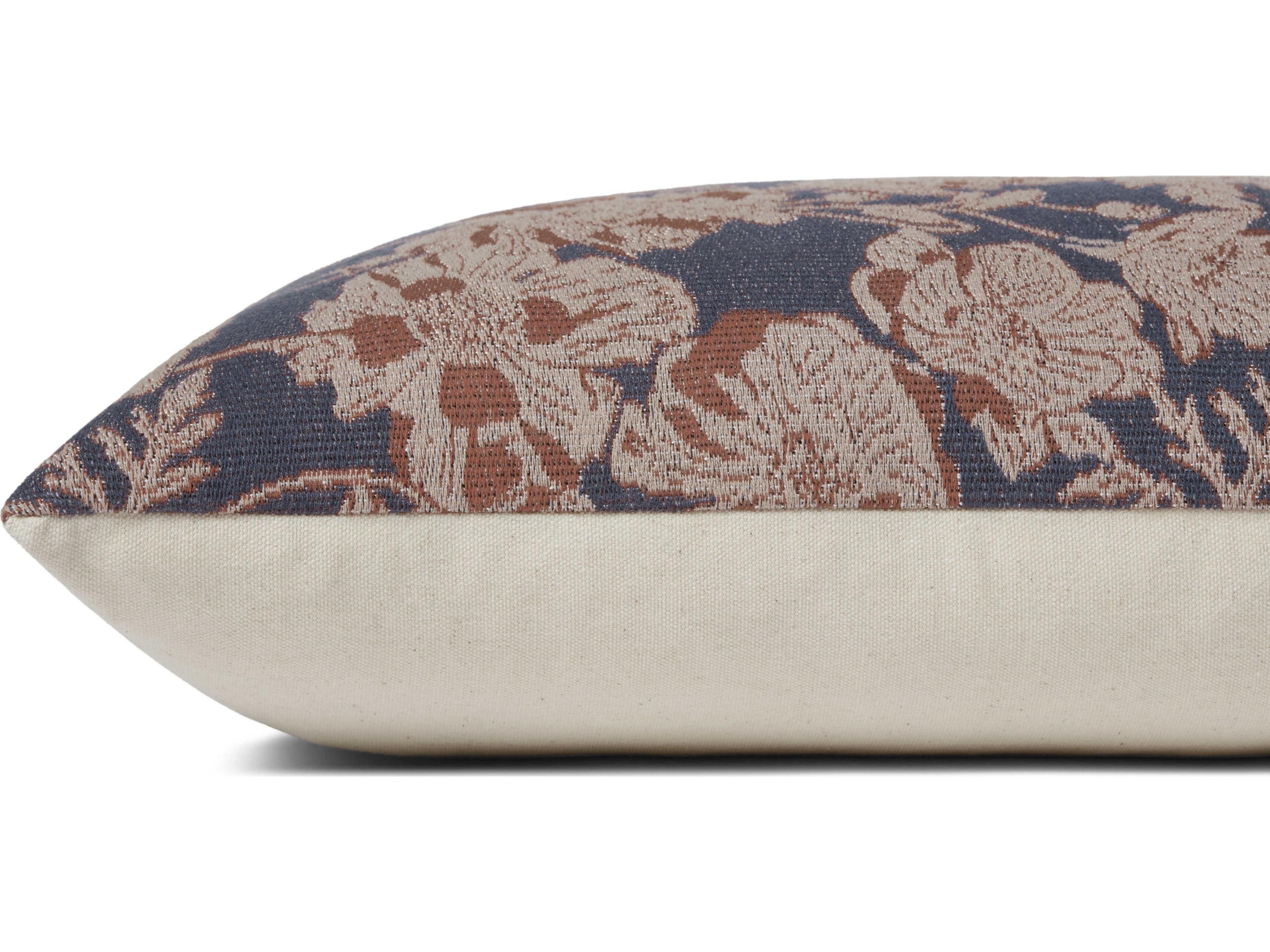 Loloi Rugs Chris Loves Julia Matilda Navy Clay Pillow