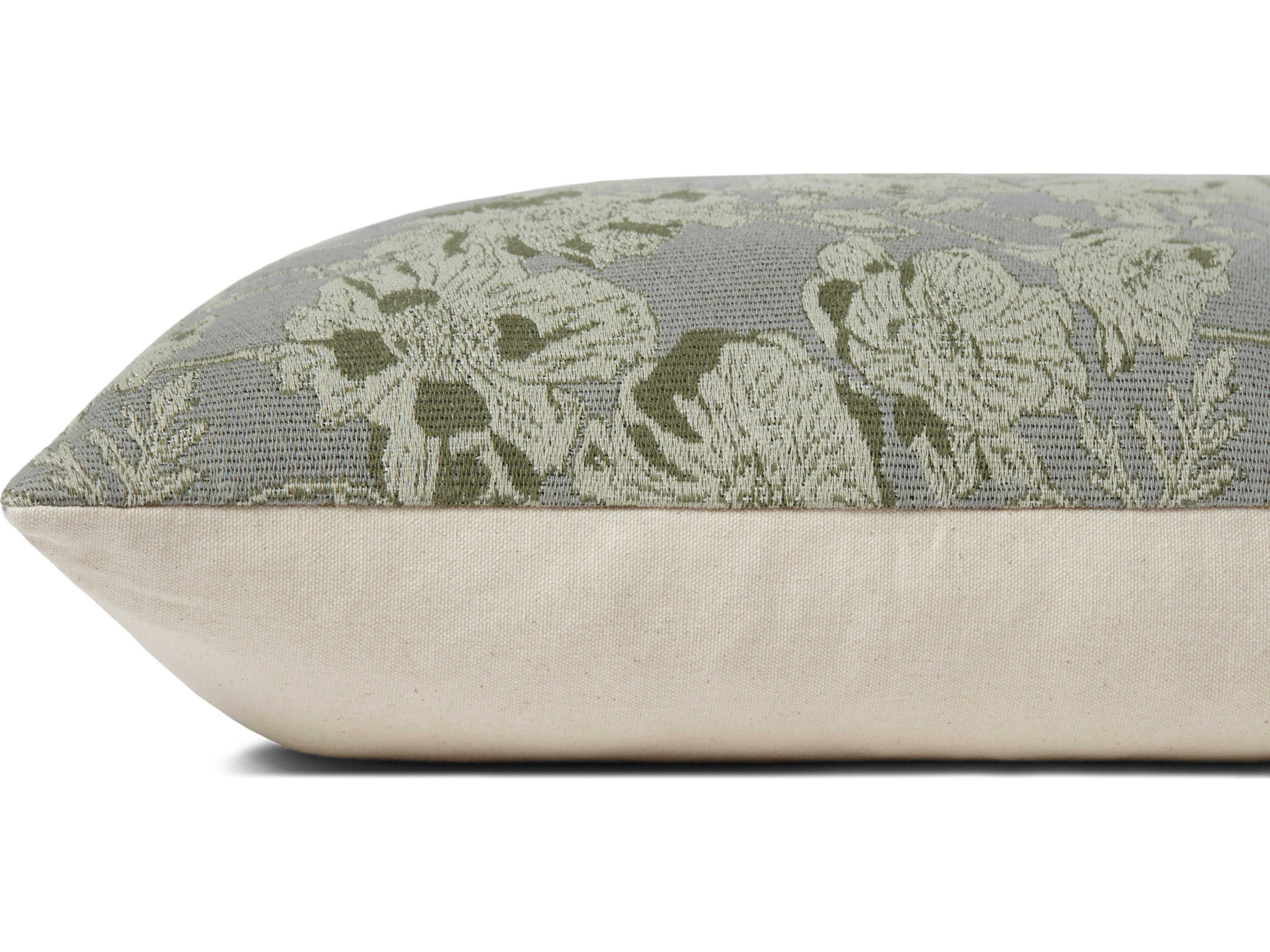 Loloi Rugs Chris Loves Julia Matilda Silver Sage Pillow