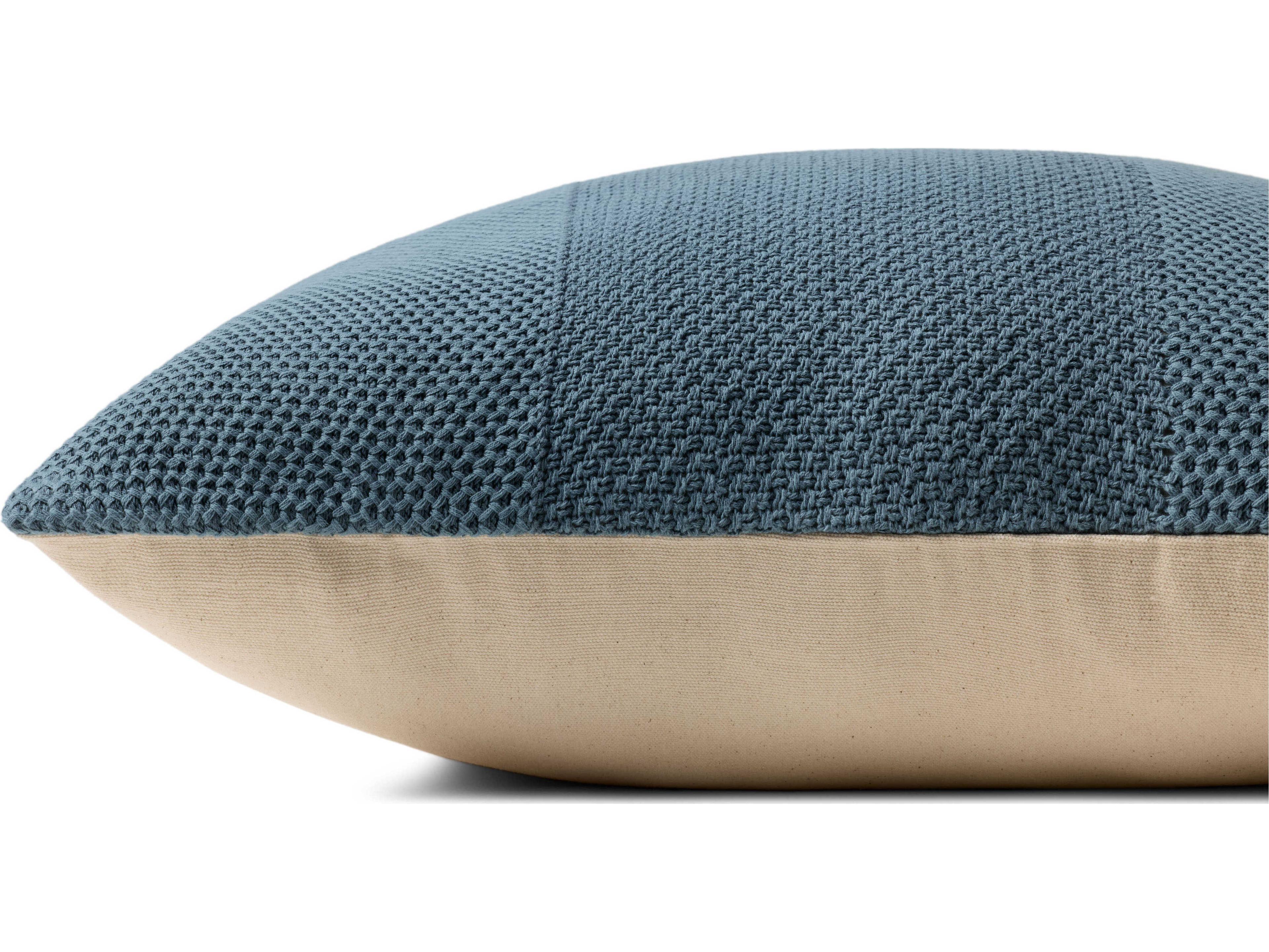 Loloi Rugs Blue 22" x 22" Pillow