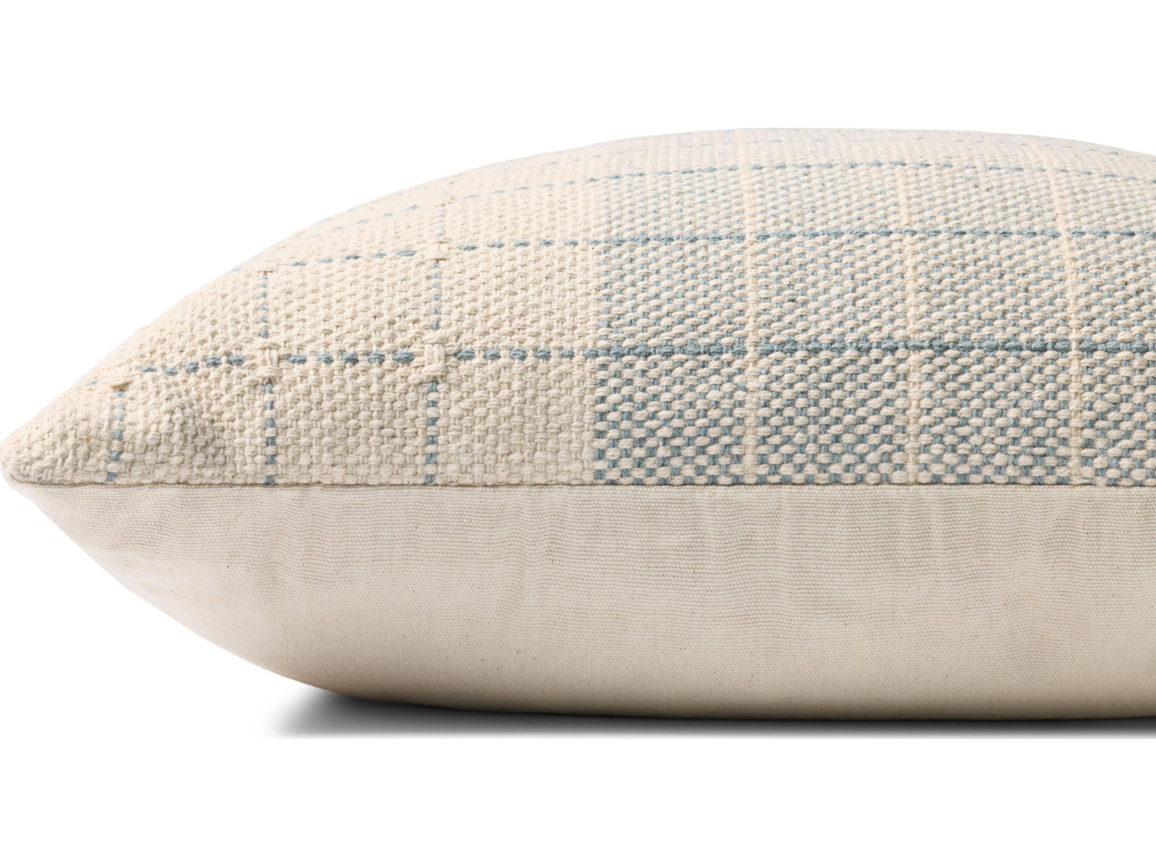 Loloi Rugs Blue Natural Pillow