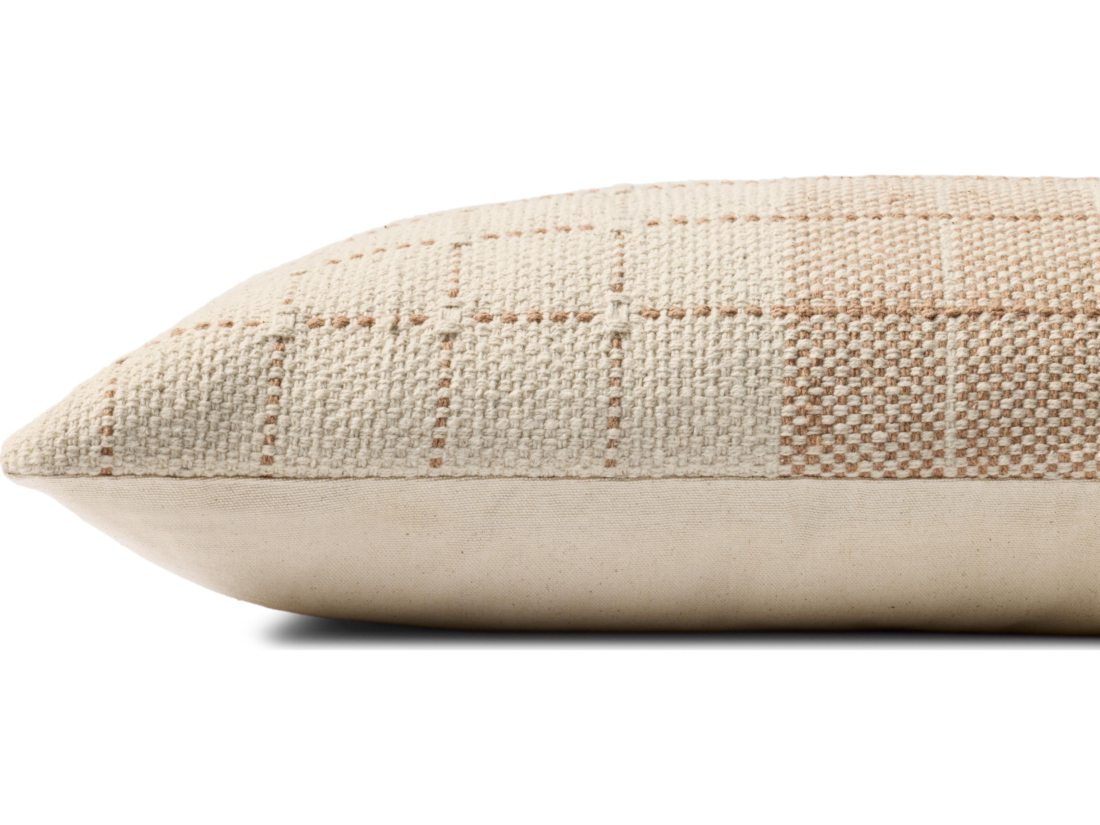 Loloi Rugs Natural Rust Pillow