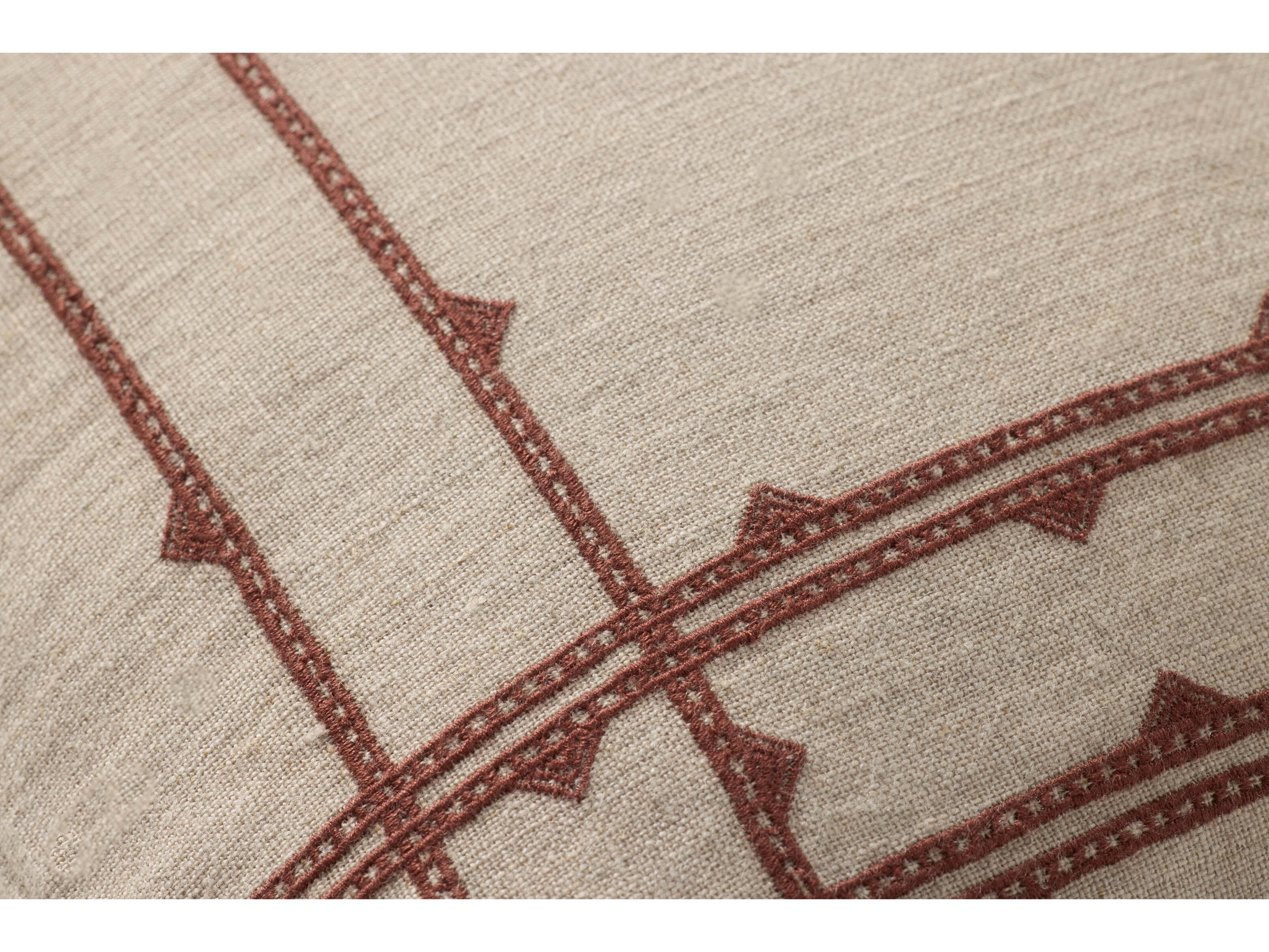 Loloi Rugs Natural Rust Pillow