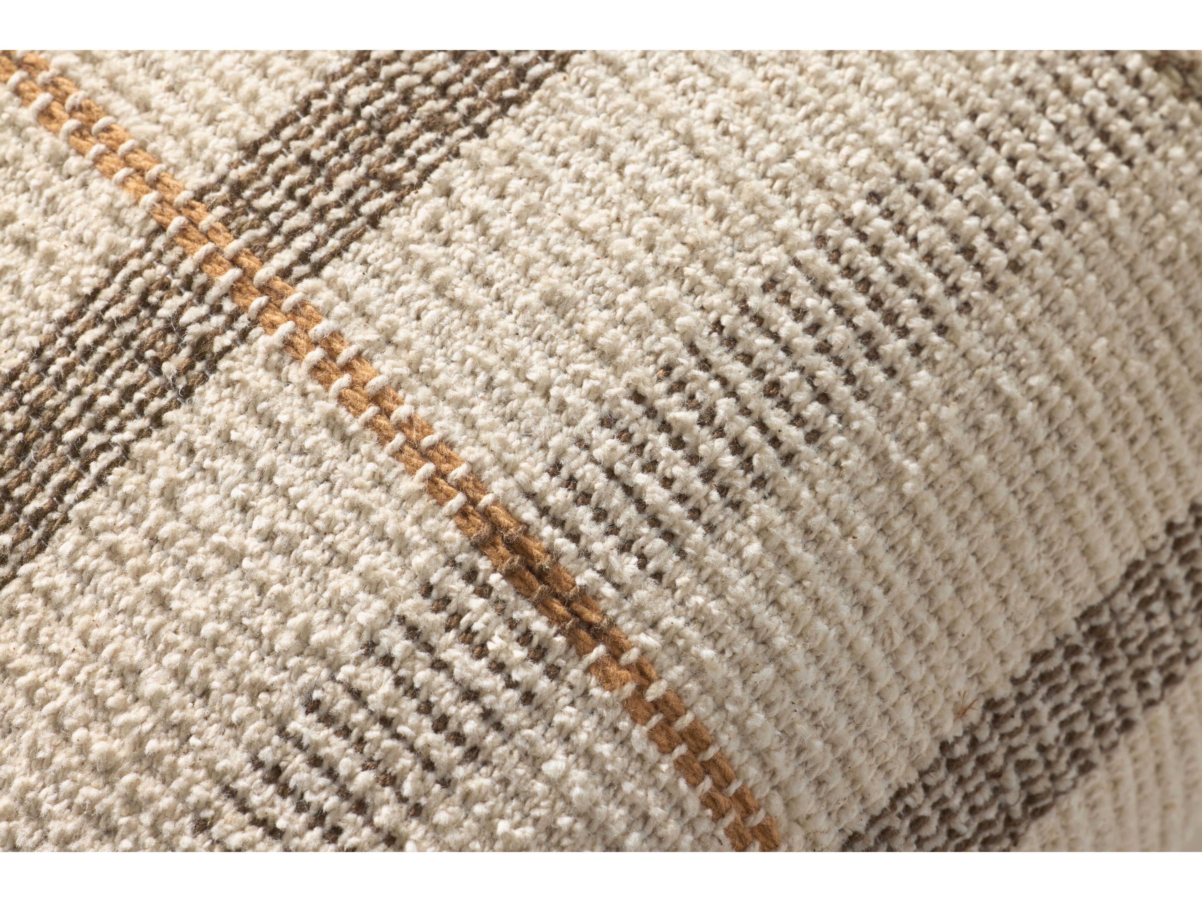 Loloi Rugs Ivory Brown 20" x 20" Pillow