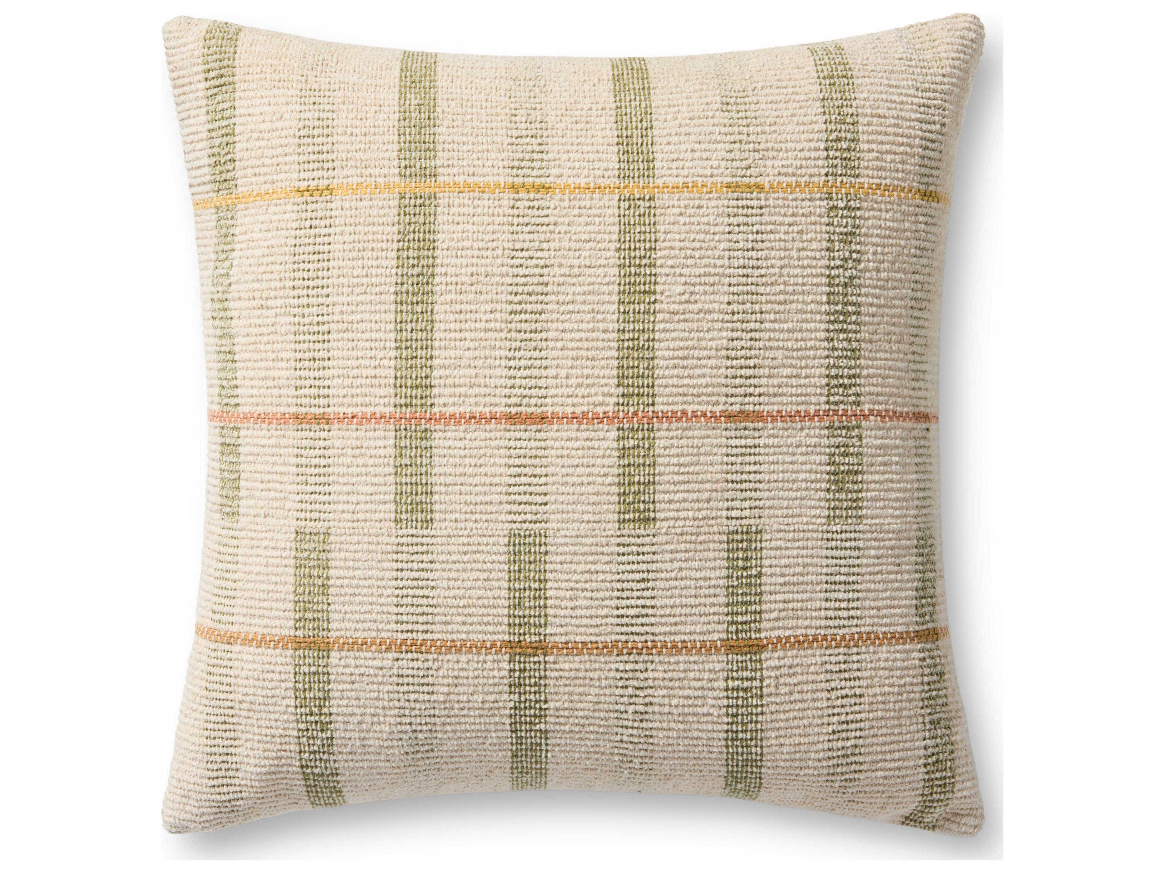 Ivory Green 20" x 20" Pillow