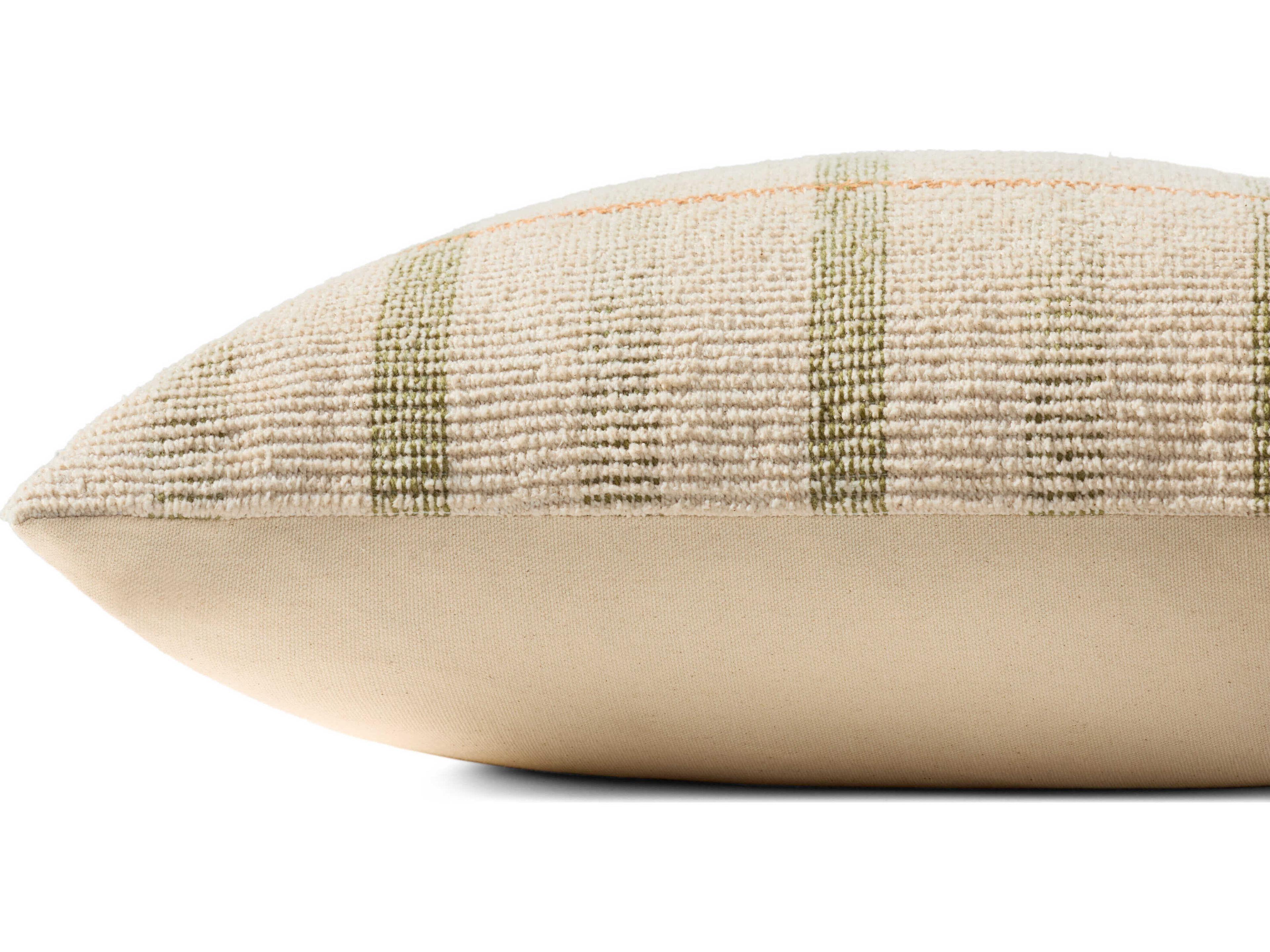 Loloi Rugs Ivory Green 20" x 20" Pillow