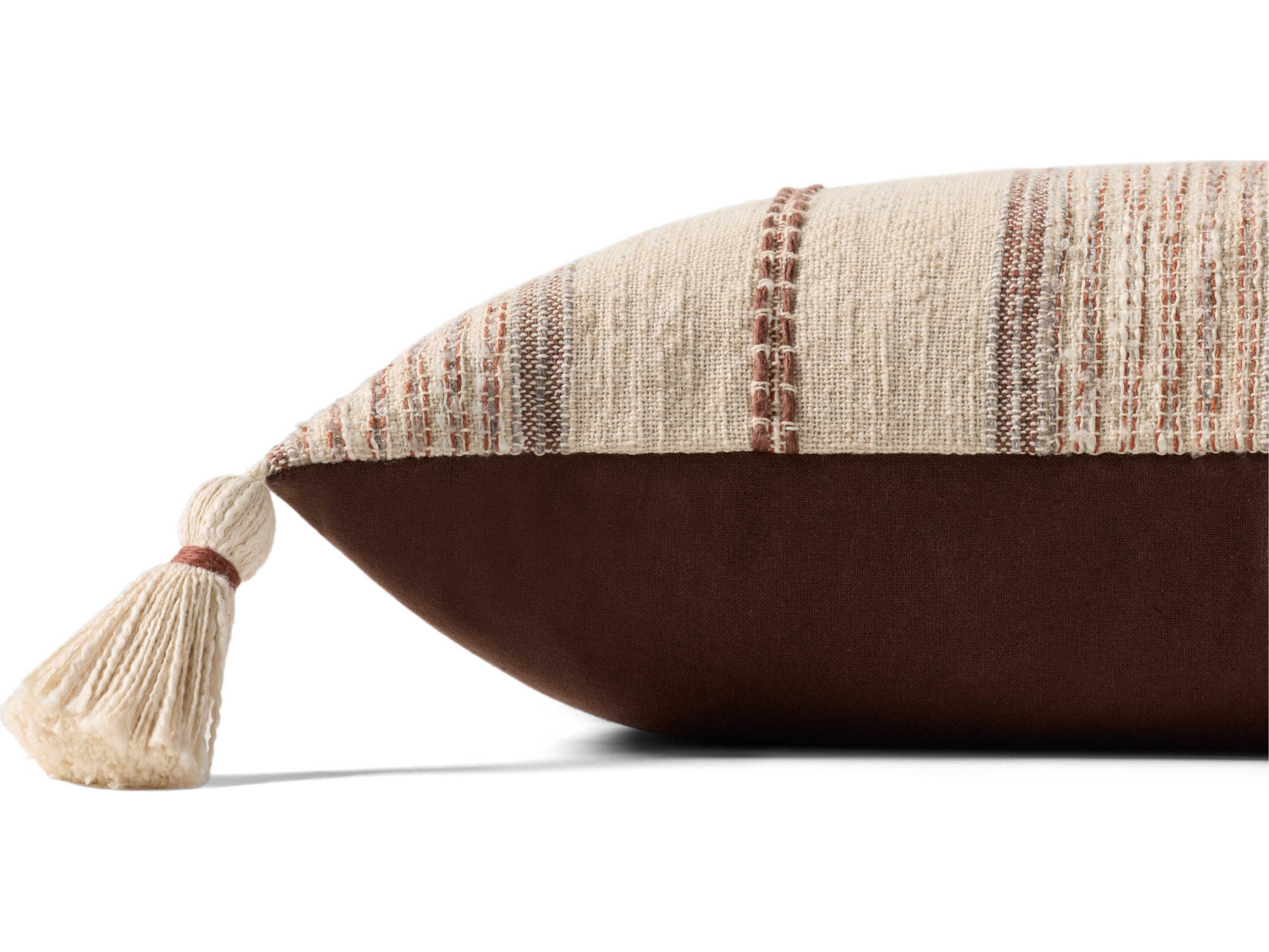 Loloi Rugs Ivory Multicolored 27" x 22" Pillow