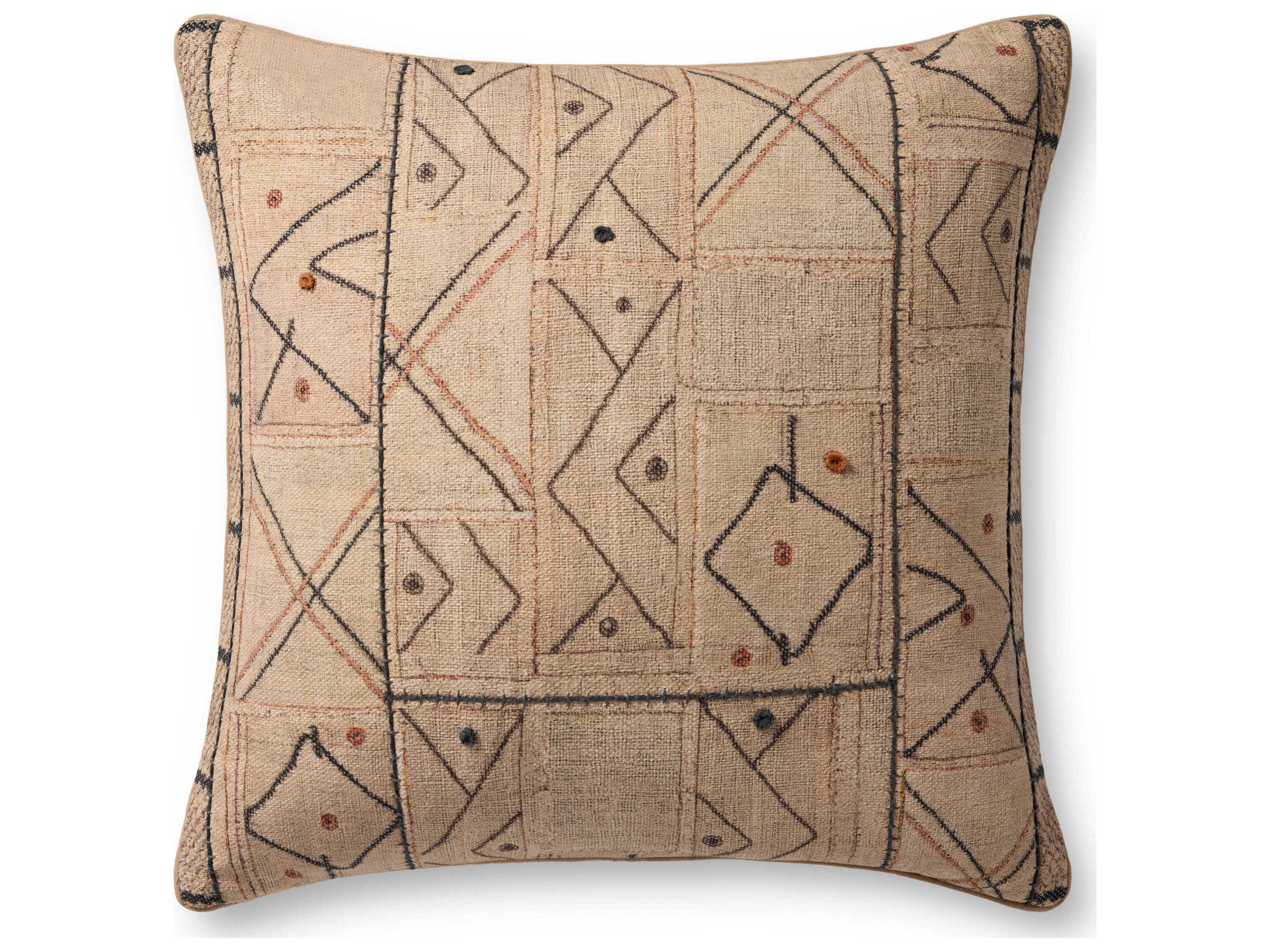 Multicolored 22" x 22" Pillow