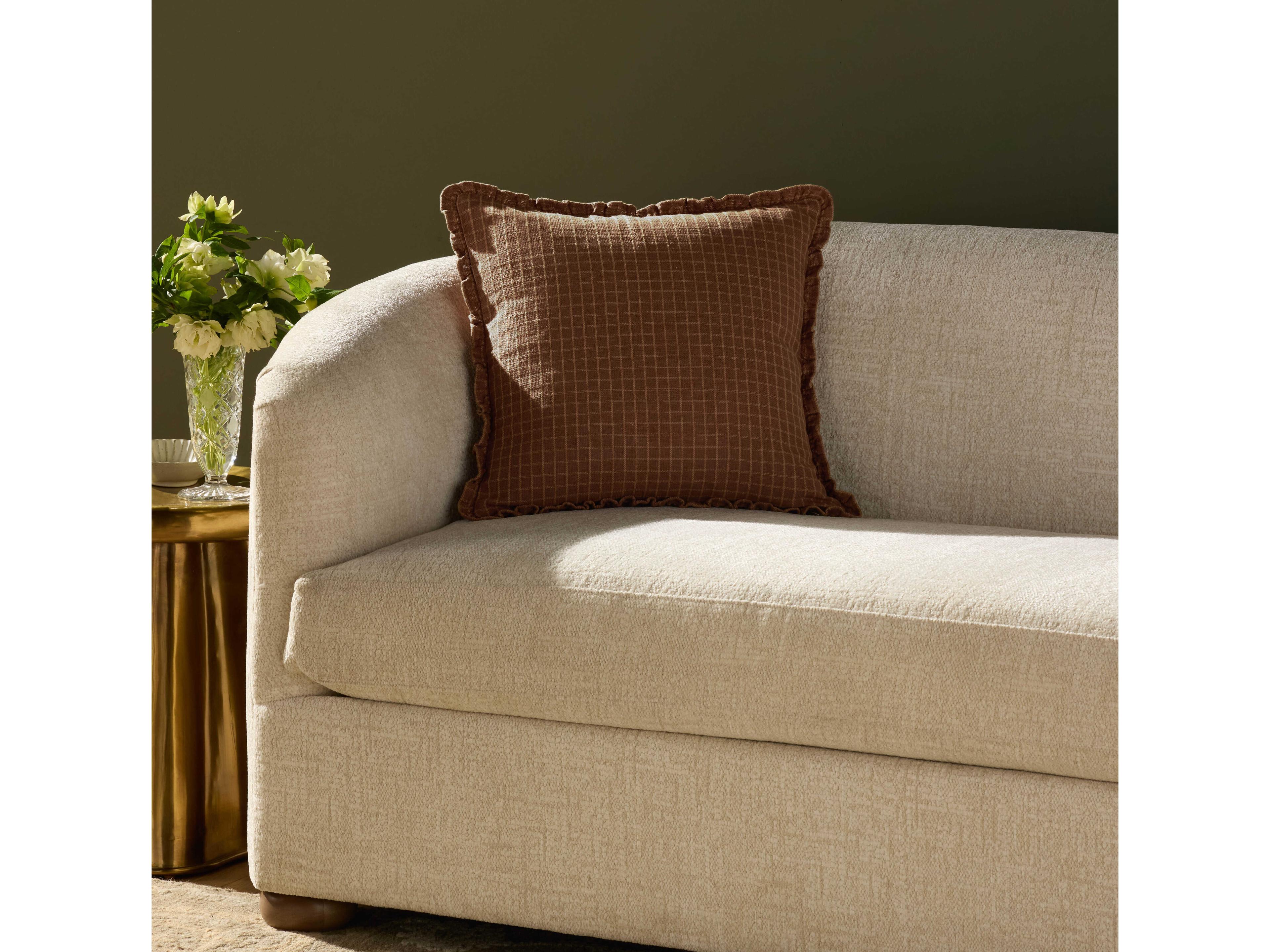 Loloi Rugs Chris Loves Julia Dinah Chestnut Pillow