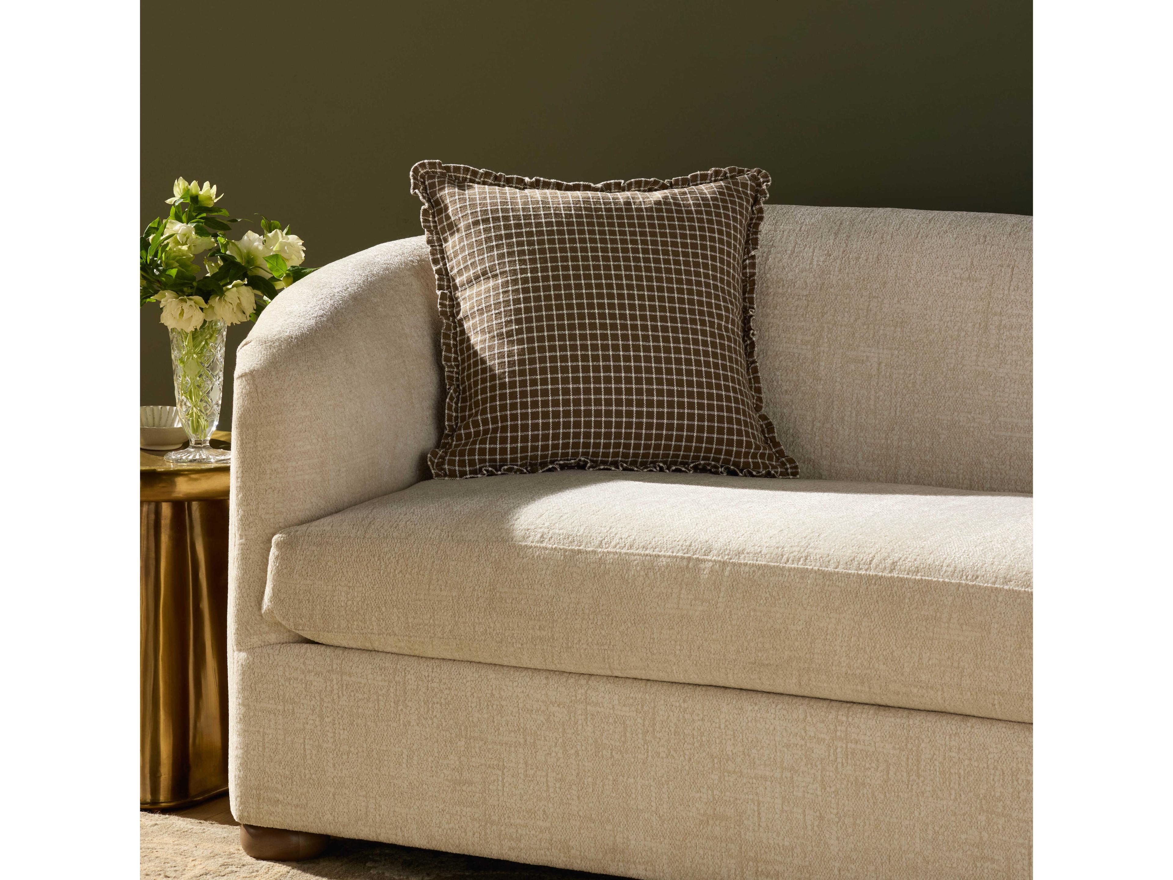 Loloi Rugs Chris Loves Julia Dinah Chocolate Pillow