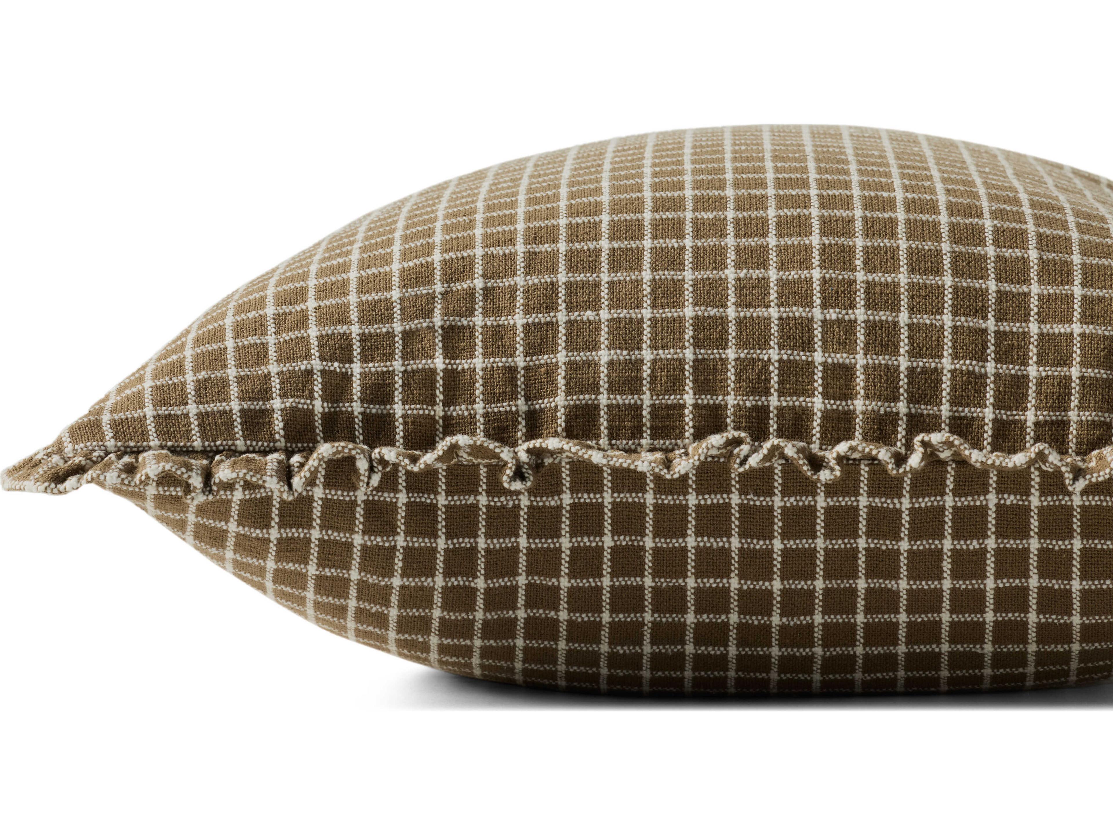 Loloi Rugs Chris Loves Julia Dinah Chocolate Pillow