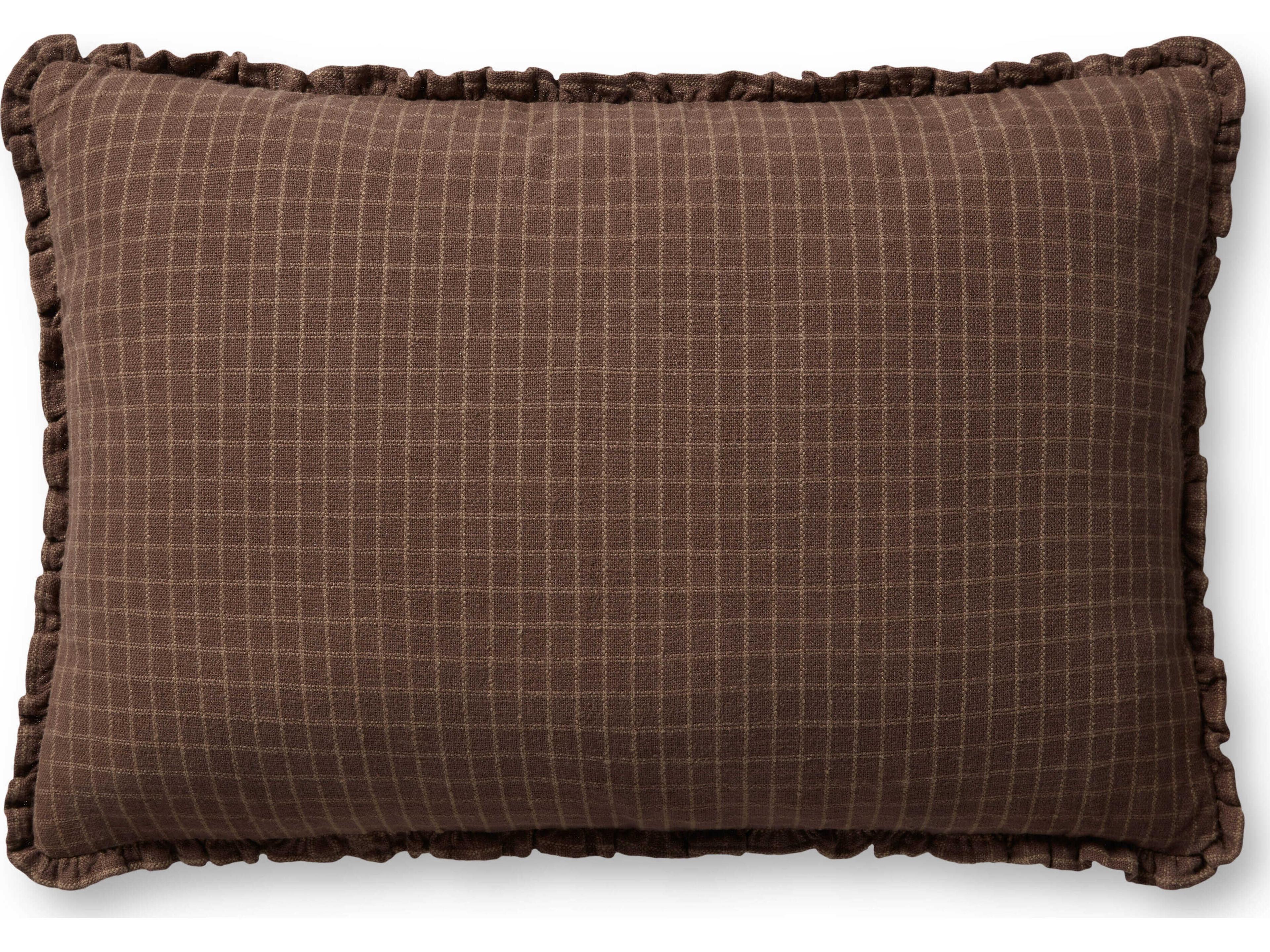 Chris Loves Julia Dinah Chocolate Latte Pillow