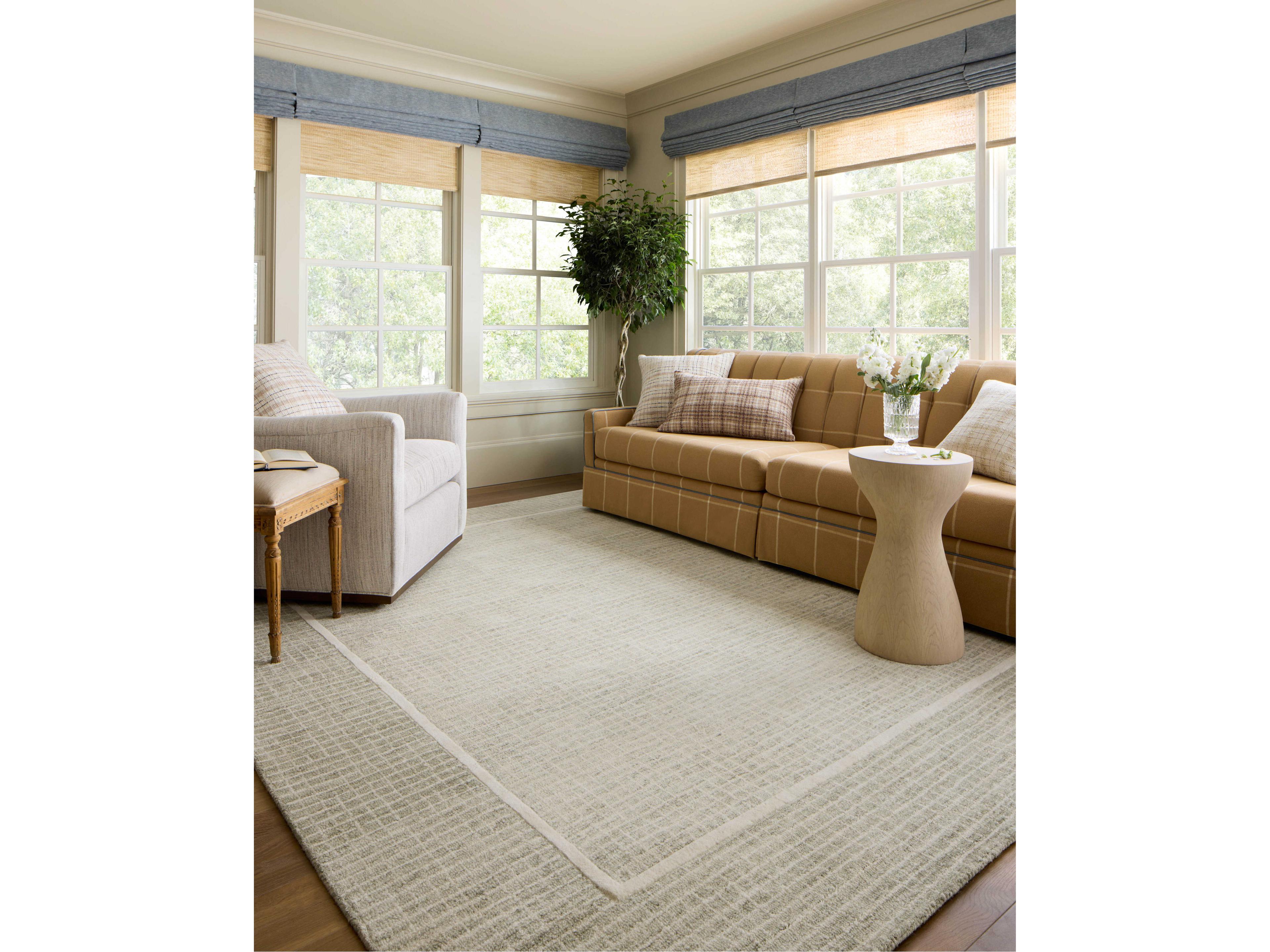 Loloi Rugs Chris Loves Julia Beau Brown Ivory Pillow