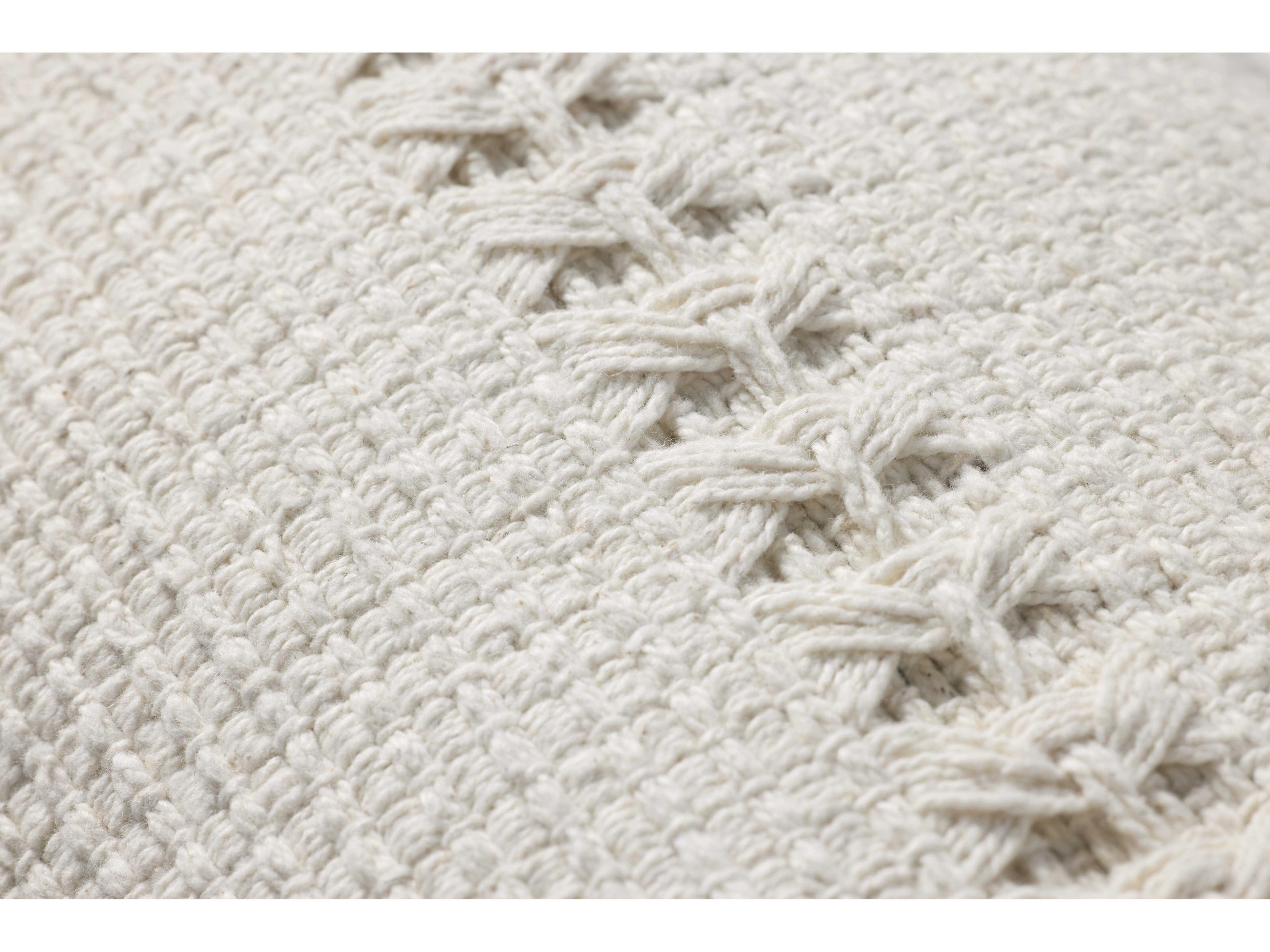 Loloi Rugs Chris Loves Julia Harvey White Pillow