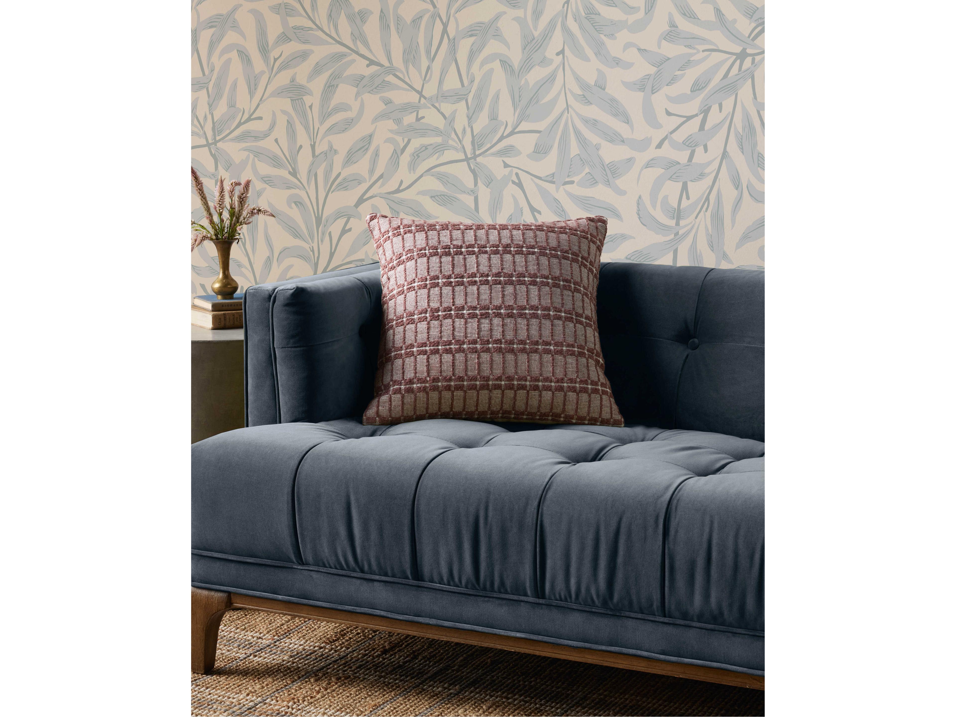 Loloi Rugs Chris Loves Julia Poe Burgundy Pillow