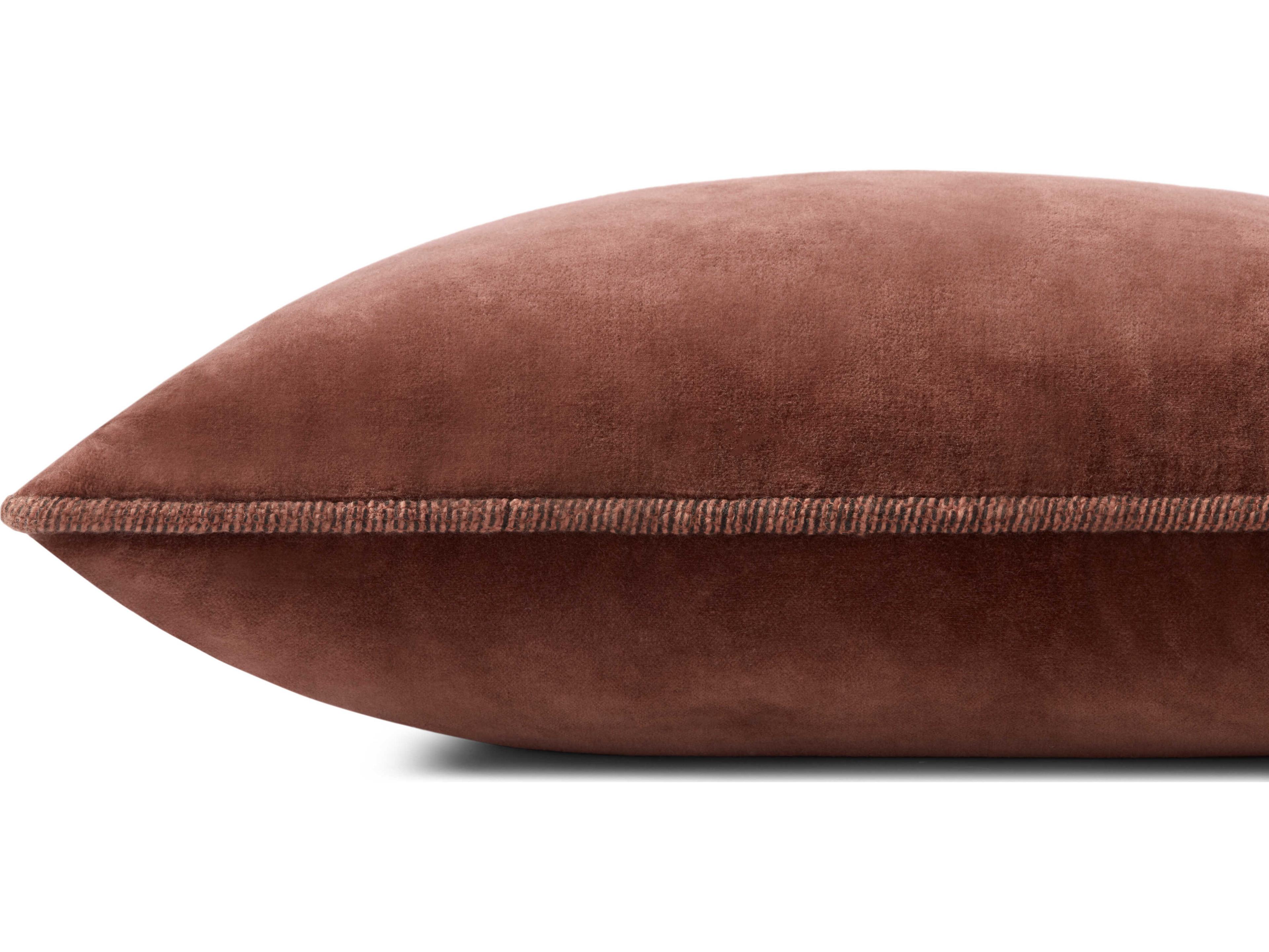 Loloi Rugs Chris Loves Julia Liza Cinnamon Pillow