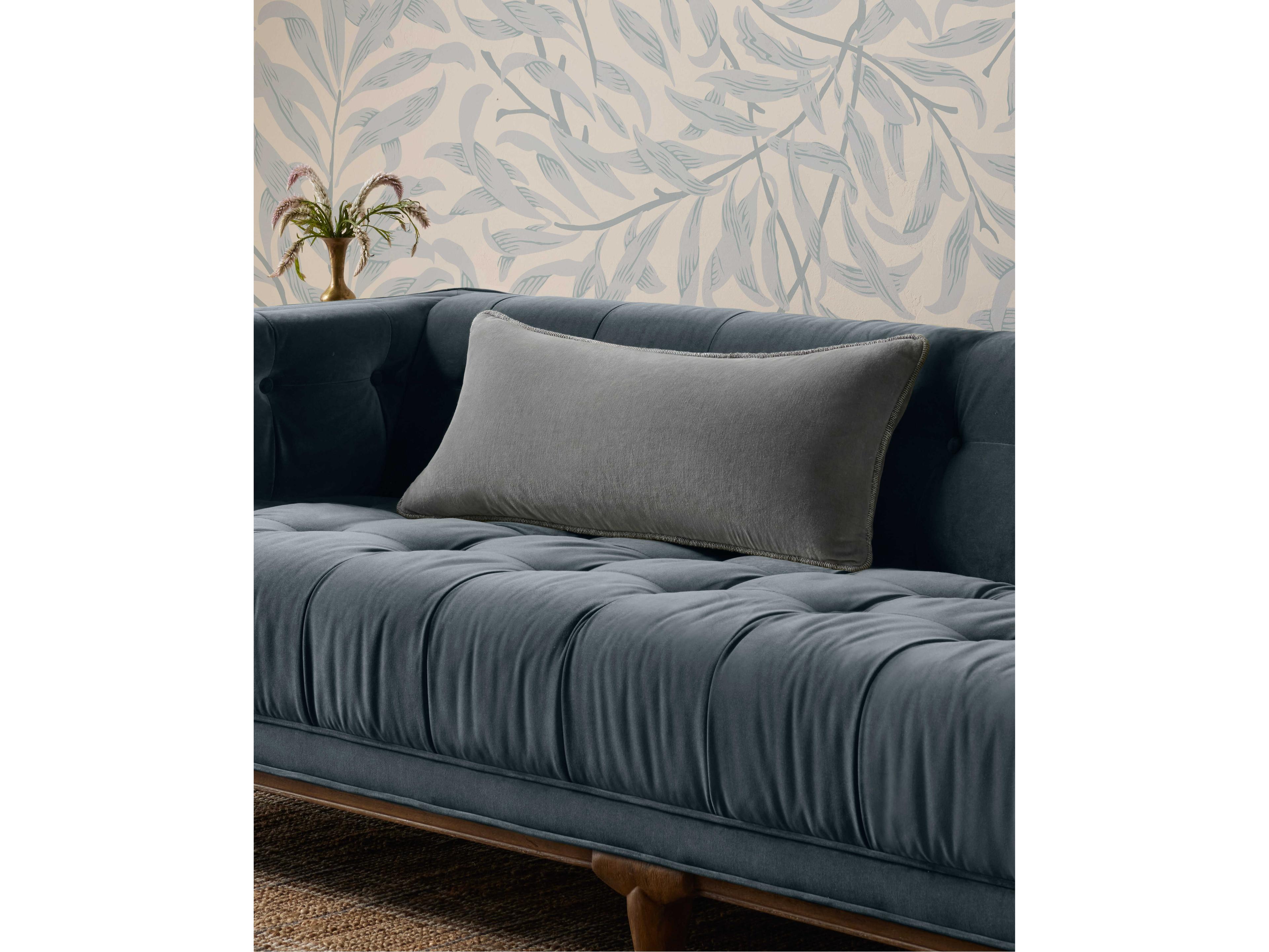 Loloi Rugs Chris Loves Julia Liza Grey Pillow