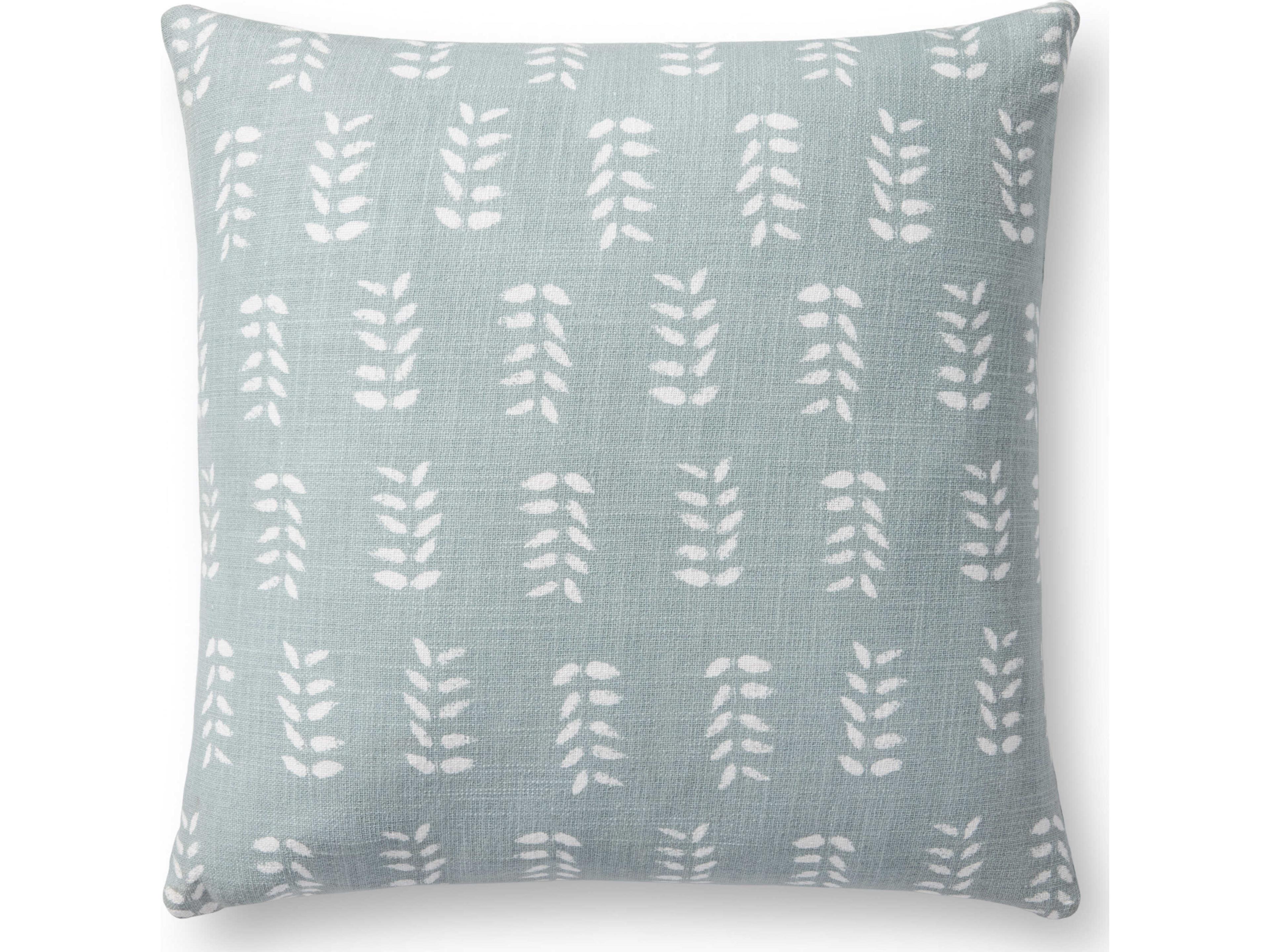 Chris Loves Julia Tully Light Blue Pillow