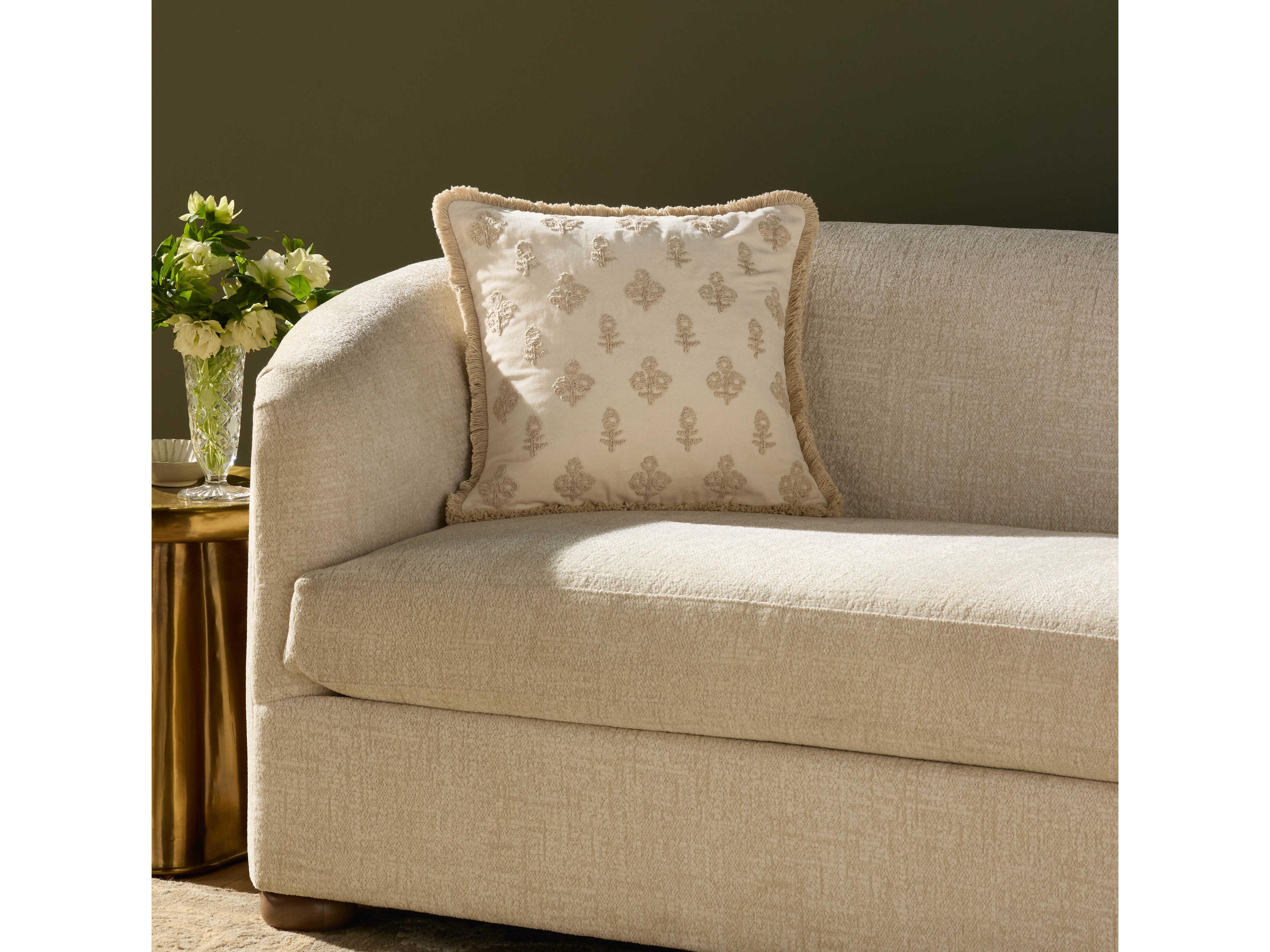 Loloi Rugs Chris Loves Julia Darla Ivory Pillow