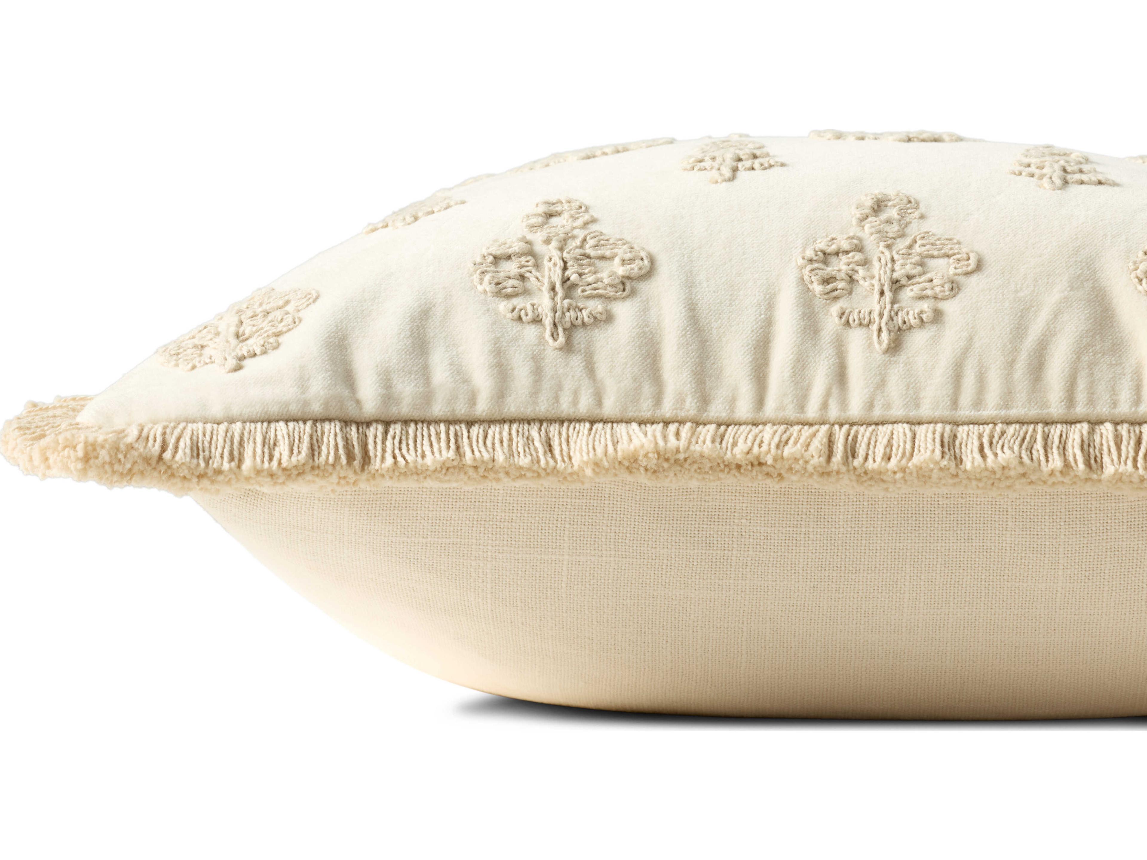 Loloi Rugs Chris Loves Julia Darla Ivory Pillow