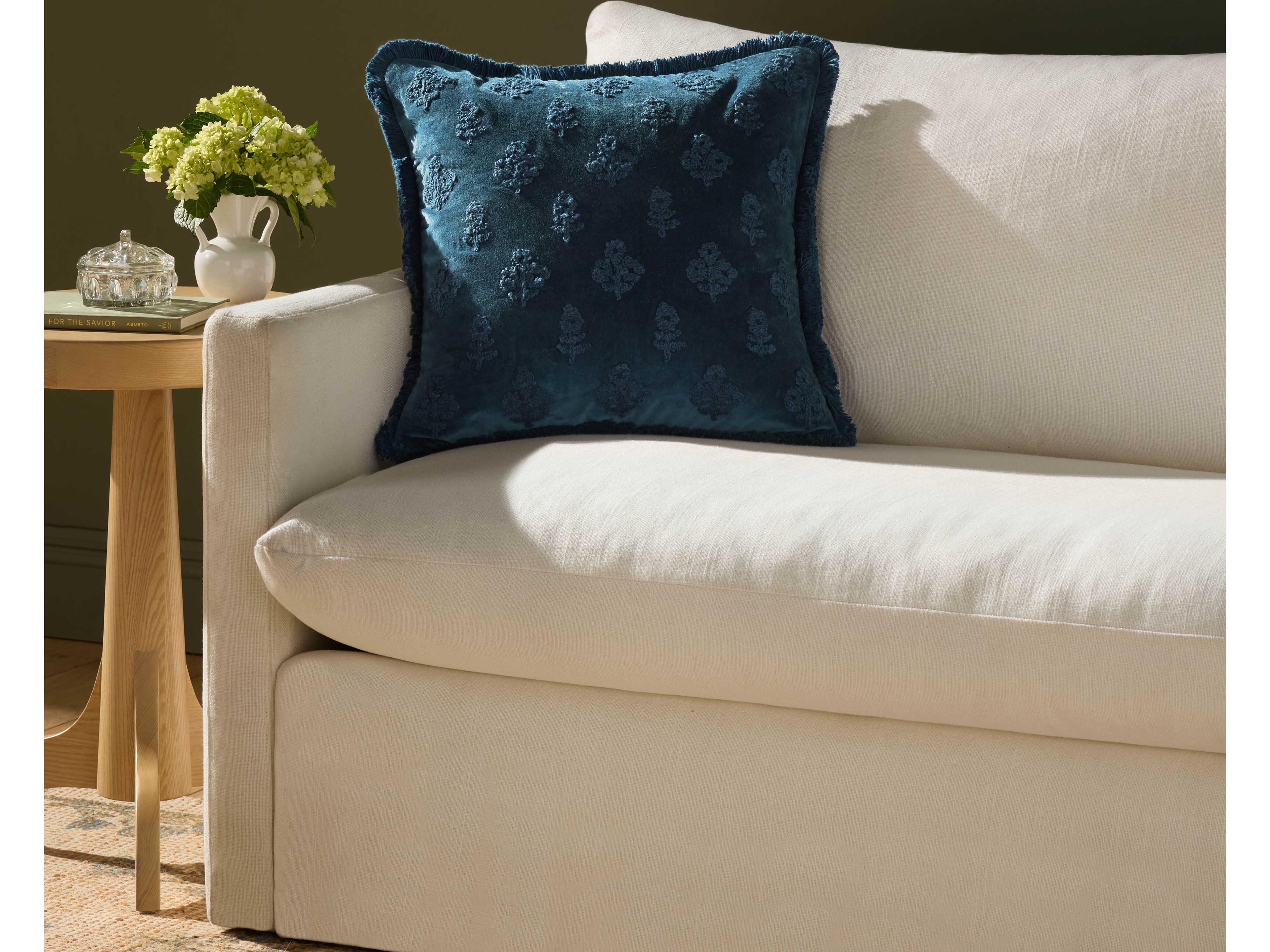 Loloi Rugs Chris Loves Julia Darla Navy Pillow