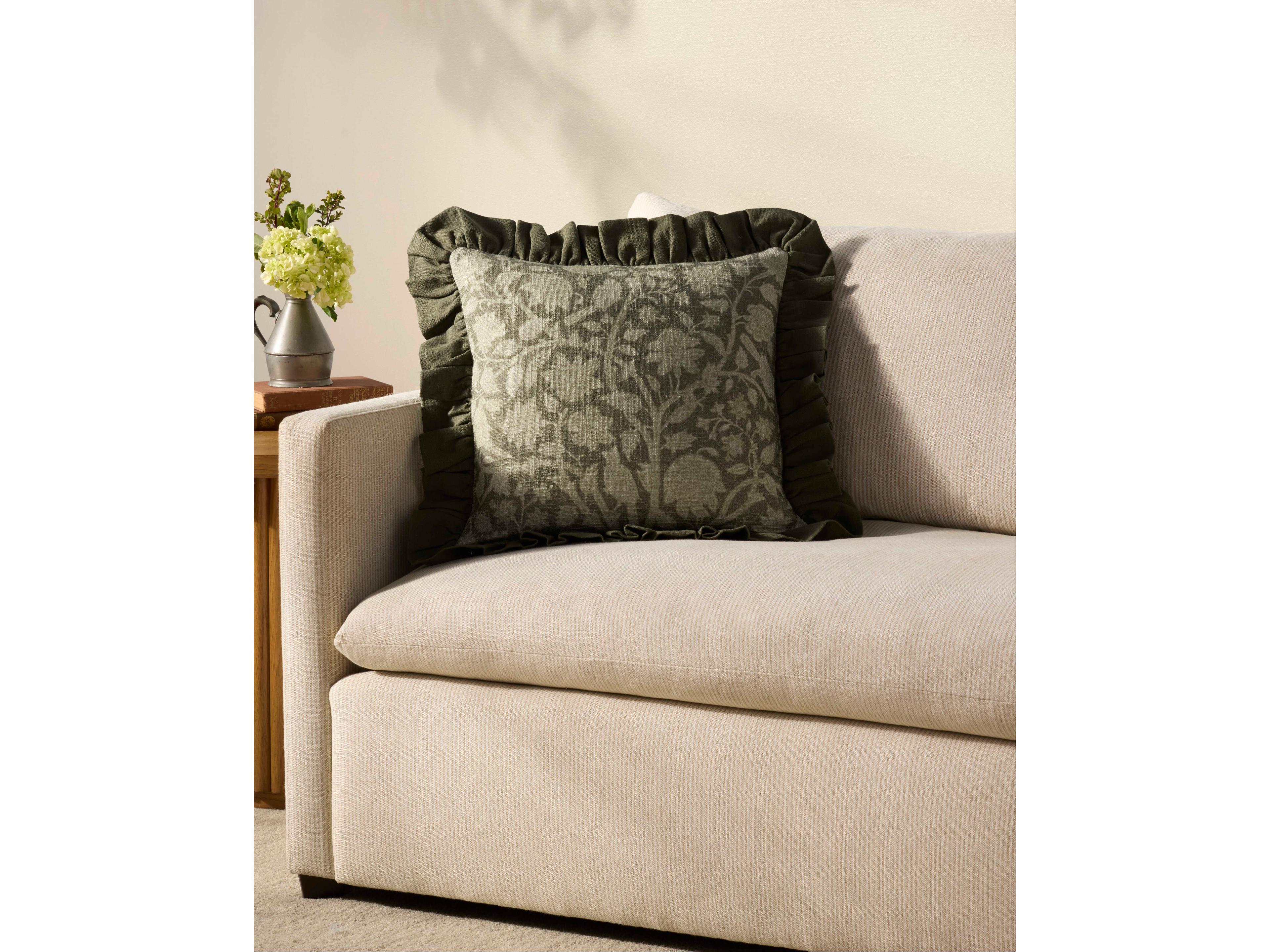 Loloi Rugs Chris Loves Julia Kathleen Green Pillow