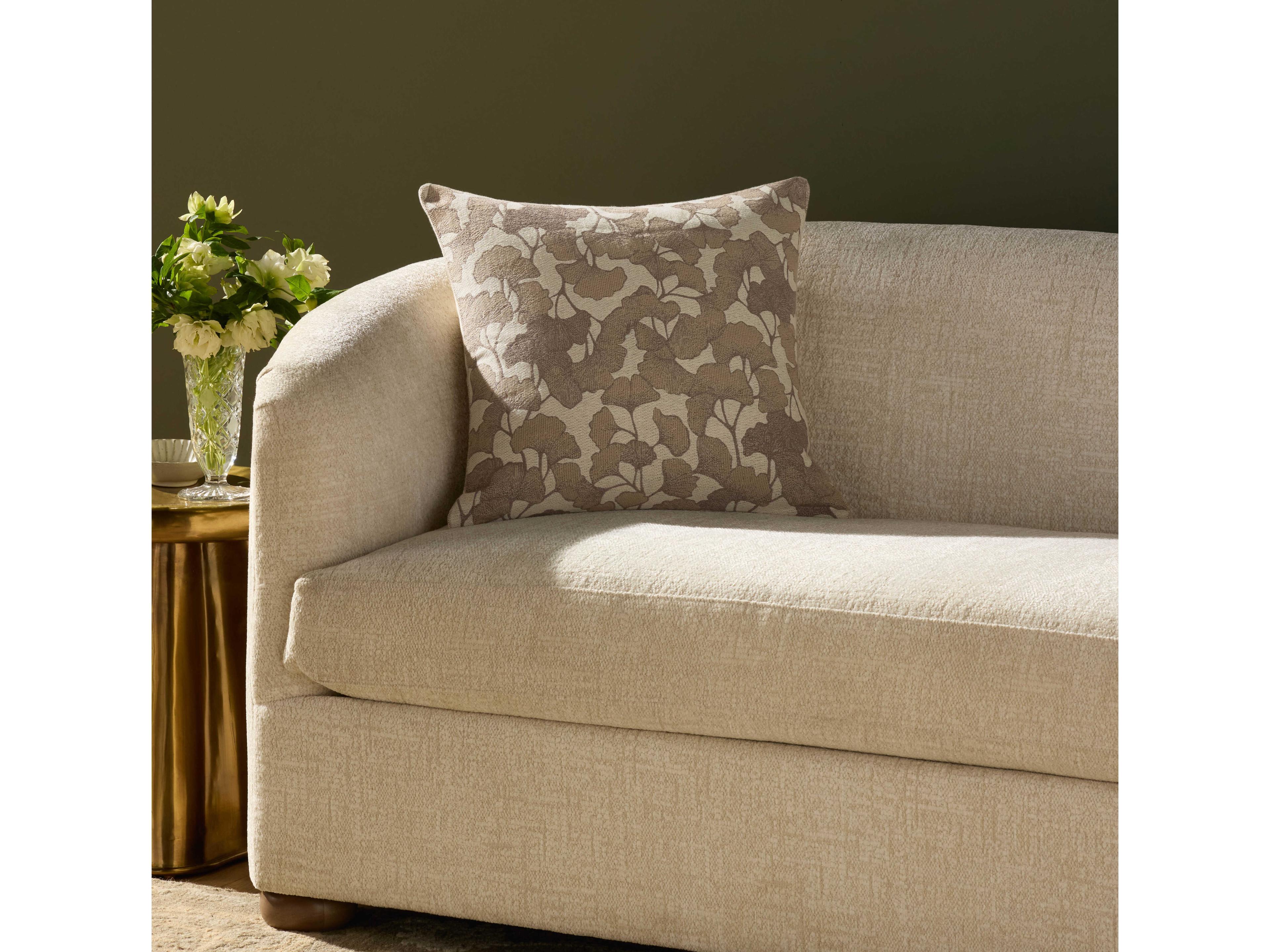 Loloi Rugs Chris Loves Julia Fawn Ivory Silver Pillow