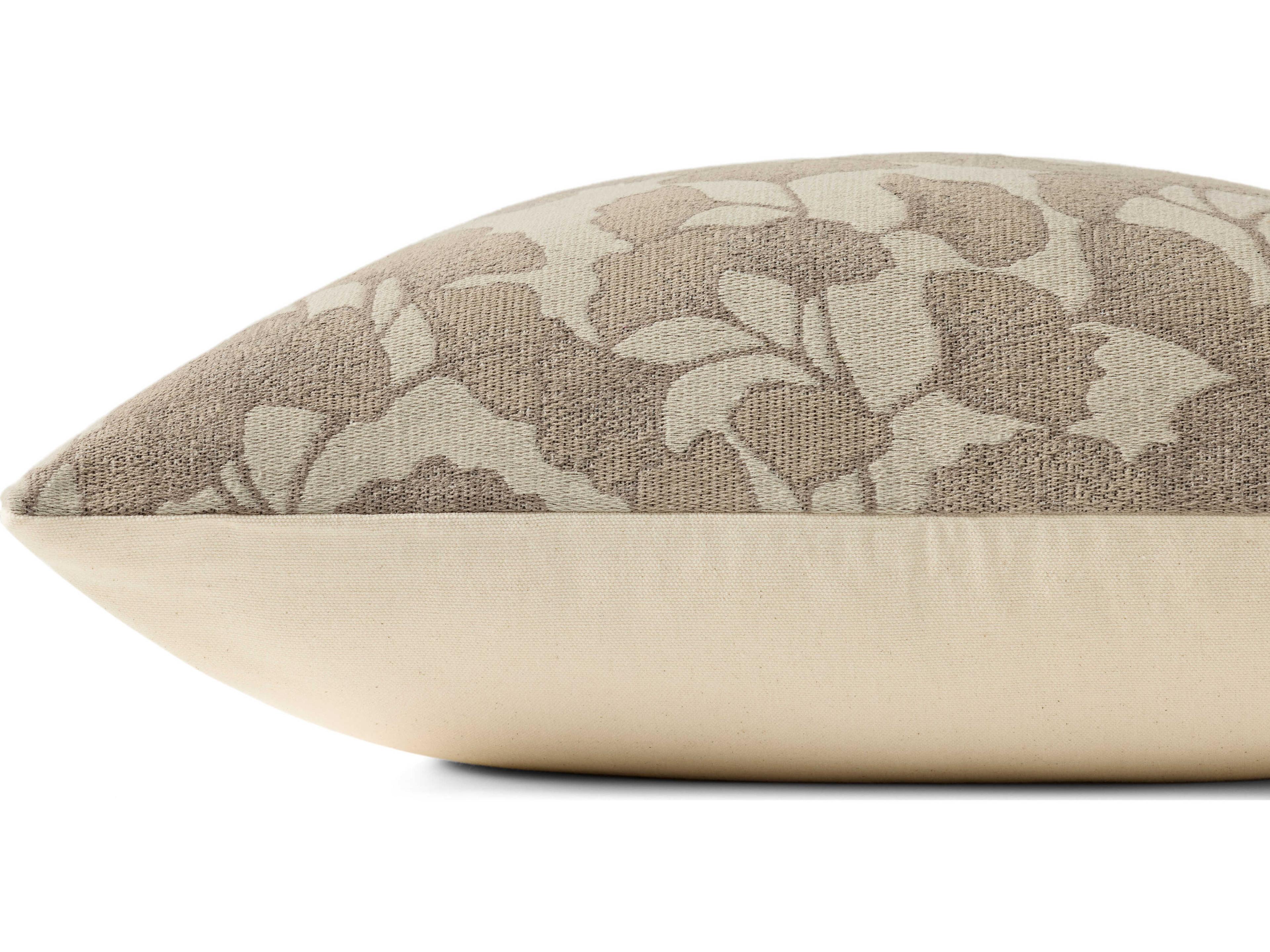 Loloi Rugs Chris Loves Julia Fawn Ivory Silver Pillow