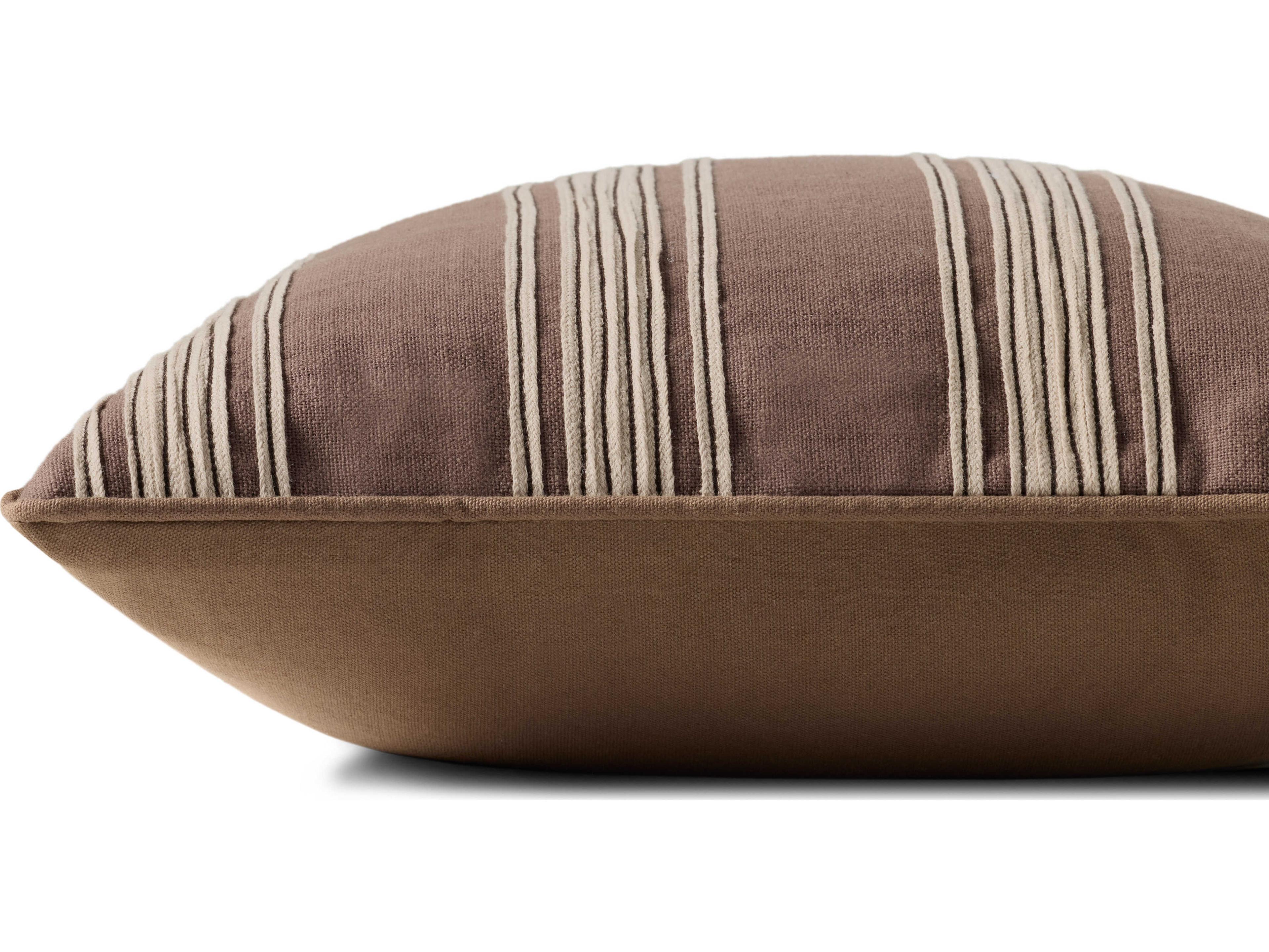 Loloi Rugs Chris Loves Julia Verona Brown Pillow