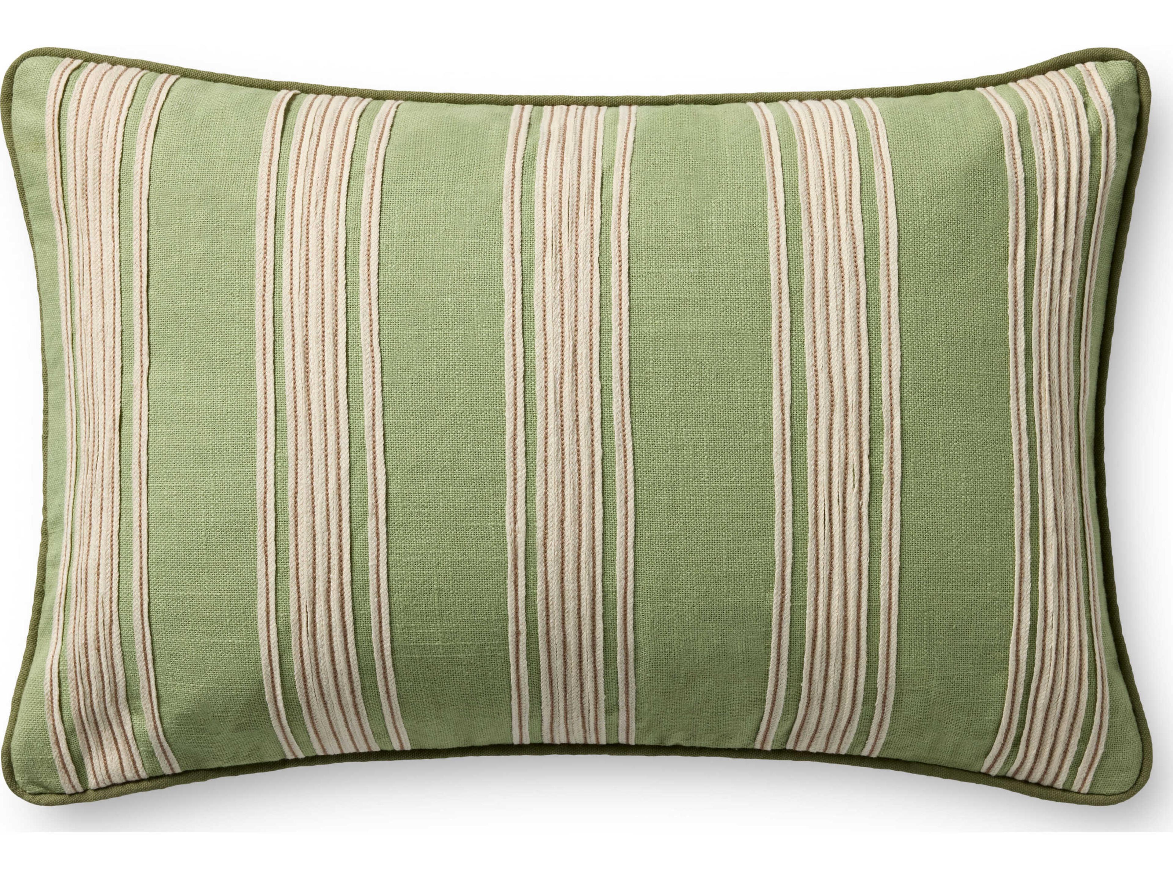 Chris Loves Julia Verona Green Pillow