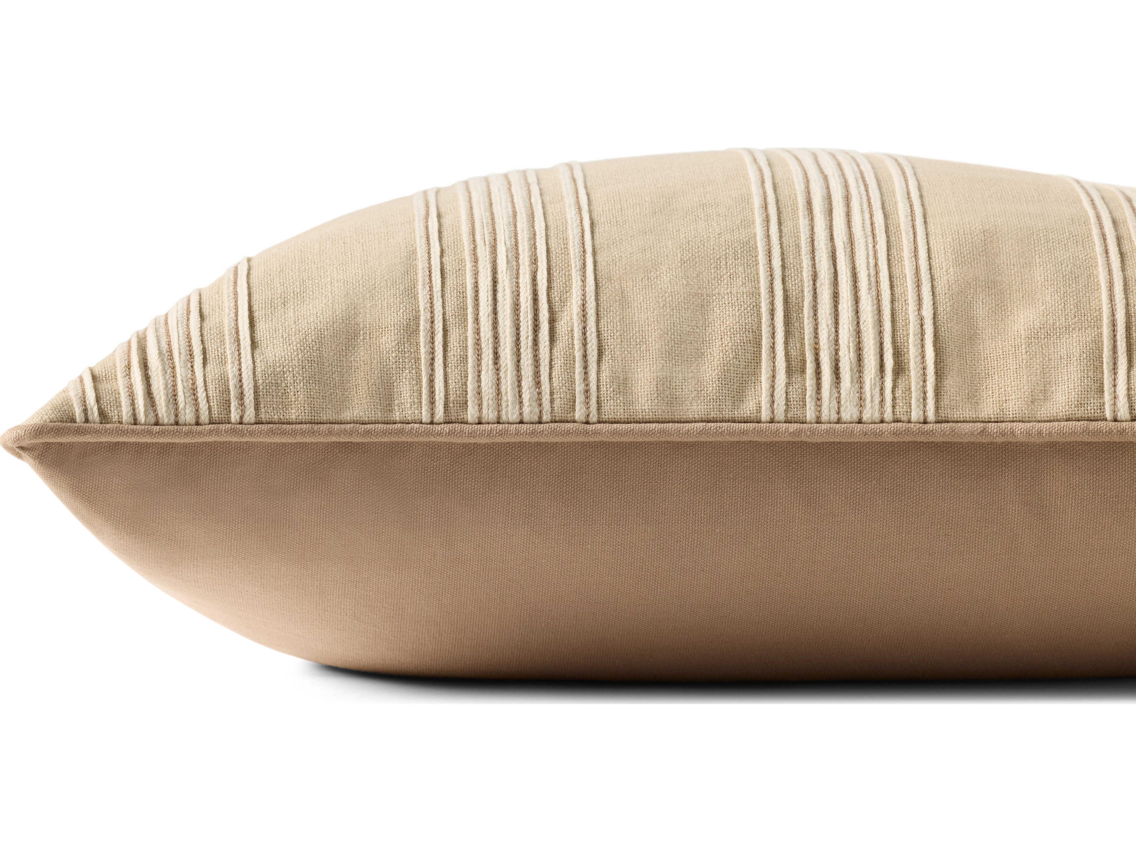 Loloi Rugs Chris Loves Julia Verona Natural Pillow