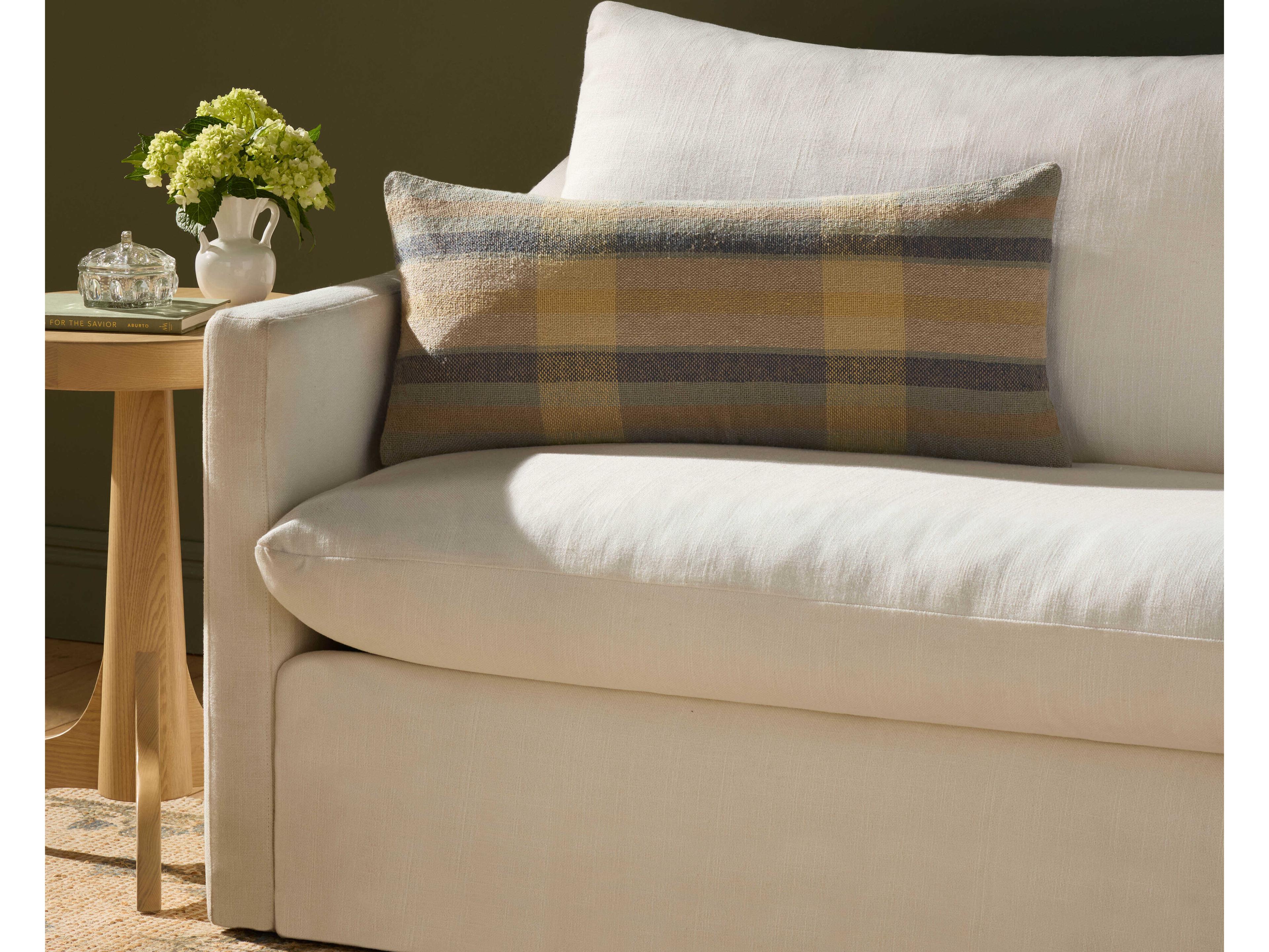 Loloi Rugs Chris Loves Julia Andi Yellow Blue Pillow