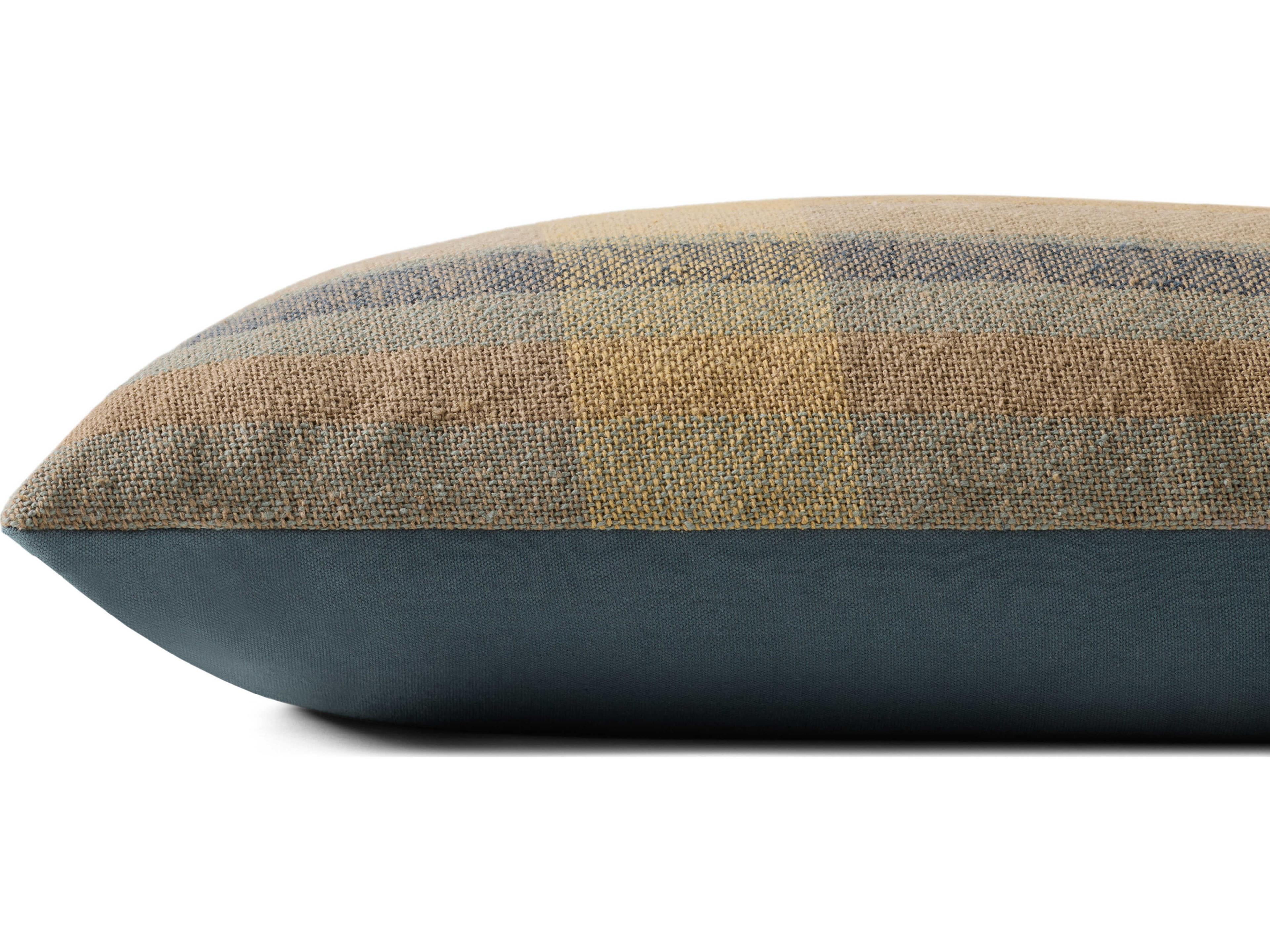 Loloi Rugs Chris Loves Julia Andi Yellow Blue Pillow